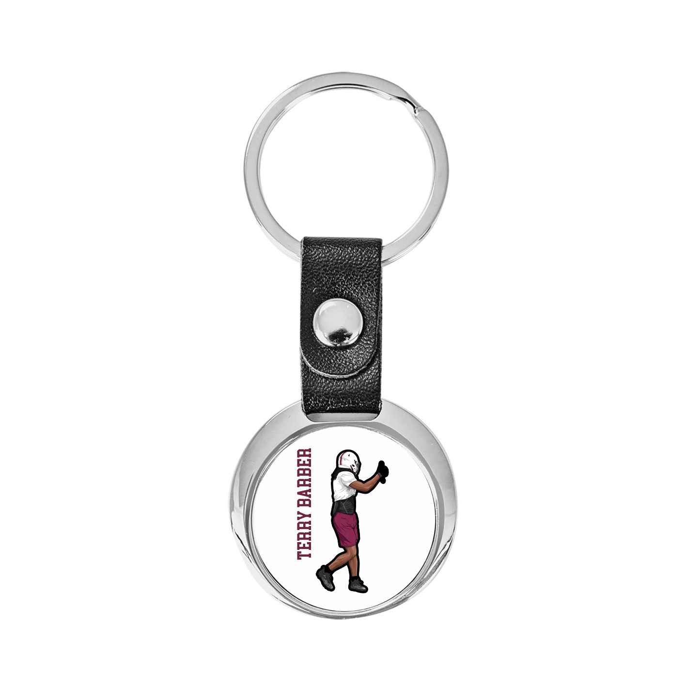 Key Chain — Name Vertical in Classic