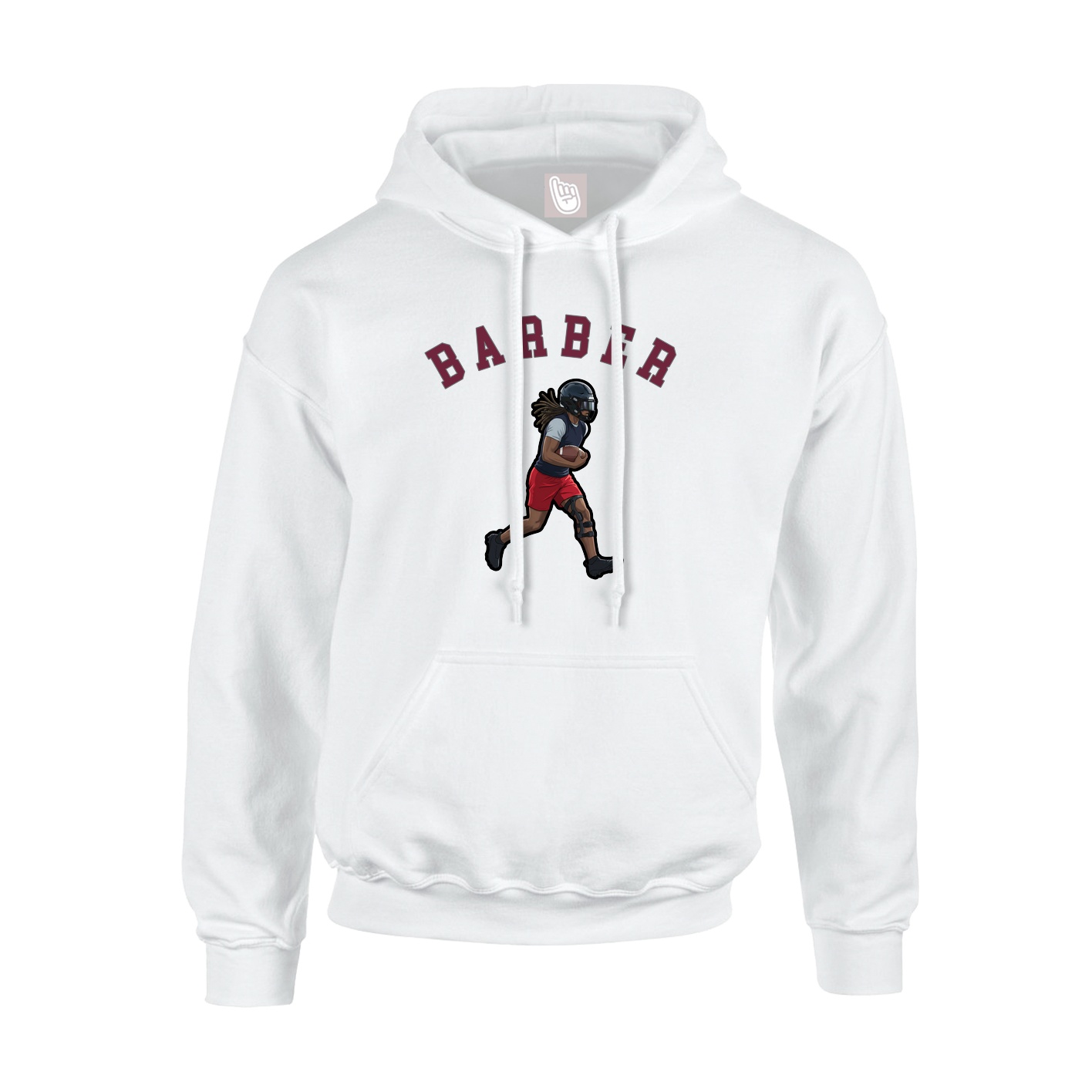 Hoodie — Shirsey Arch in White