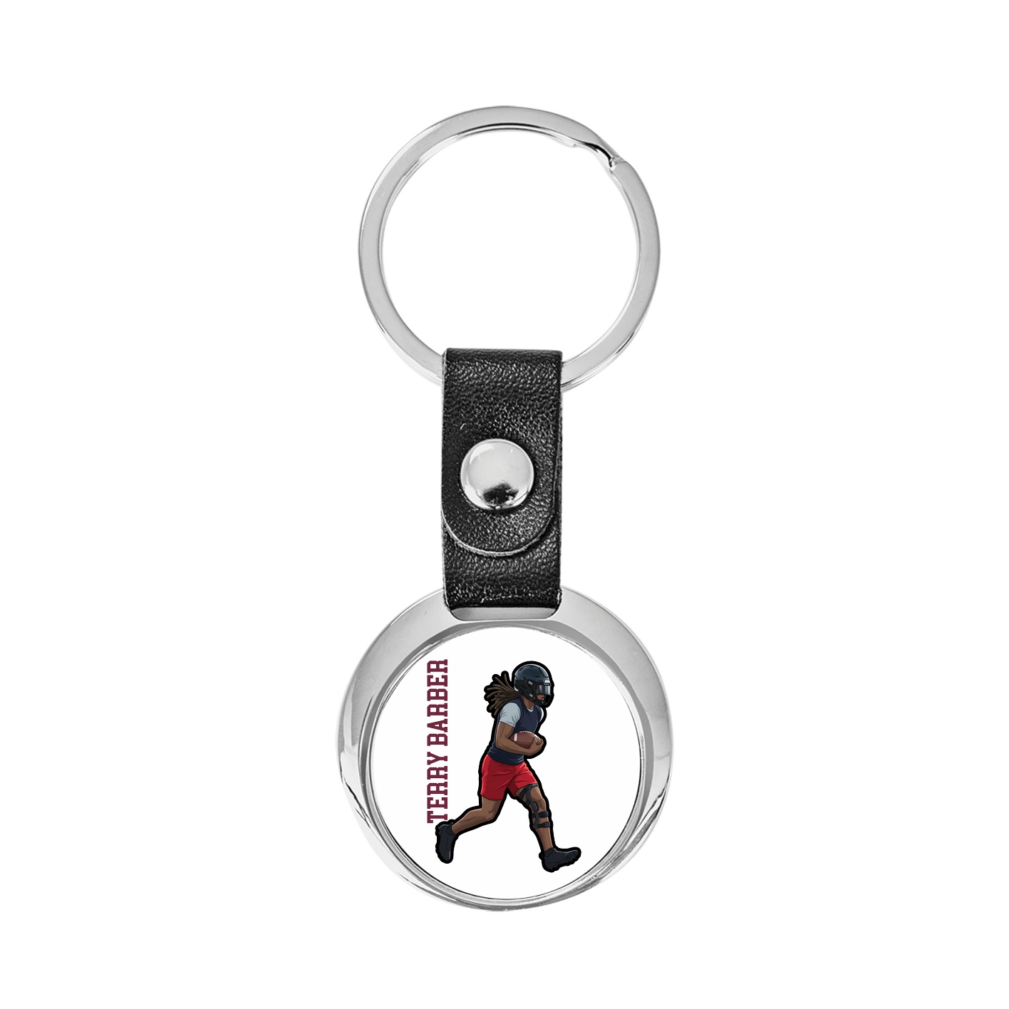 Key Chain — Name Vertical in Classic