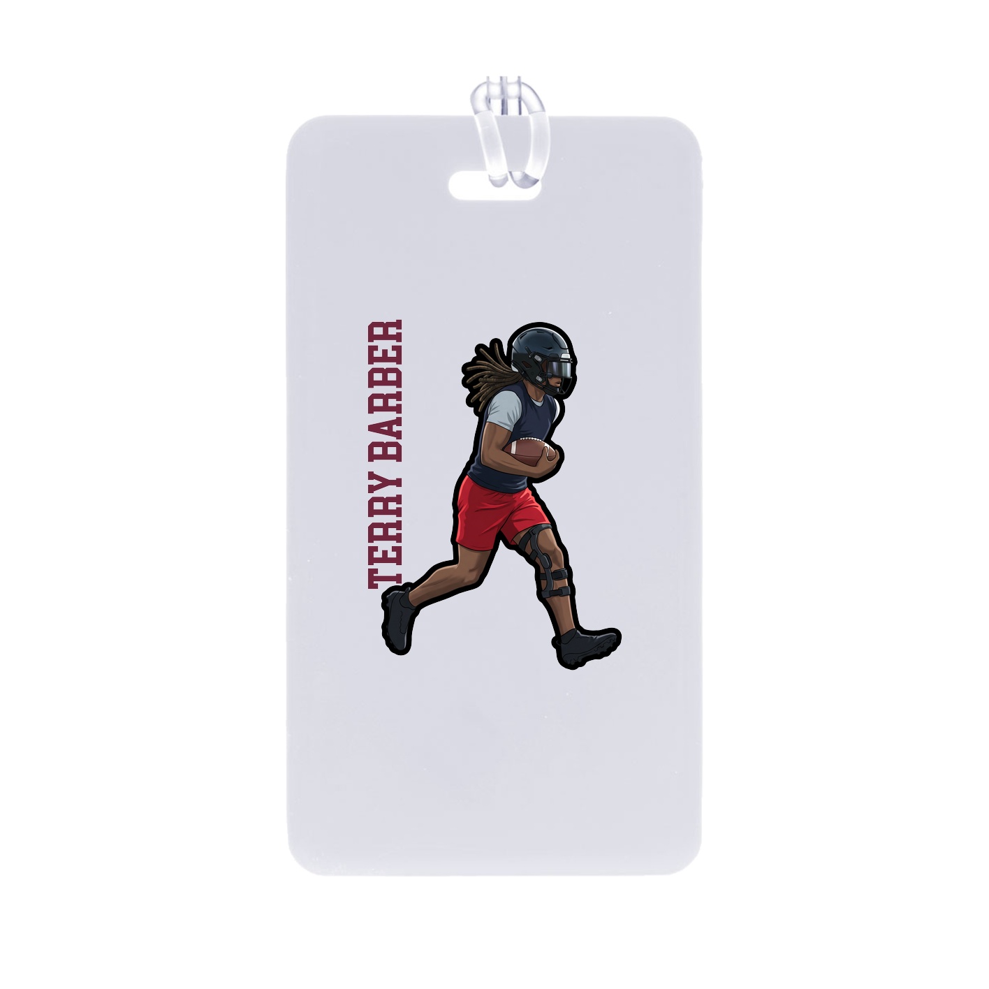 Bag Tag — Name Vertical in Classic