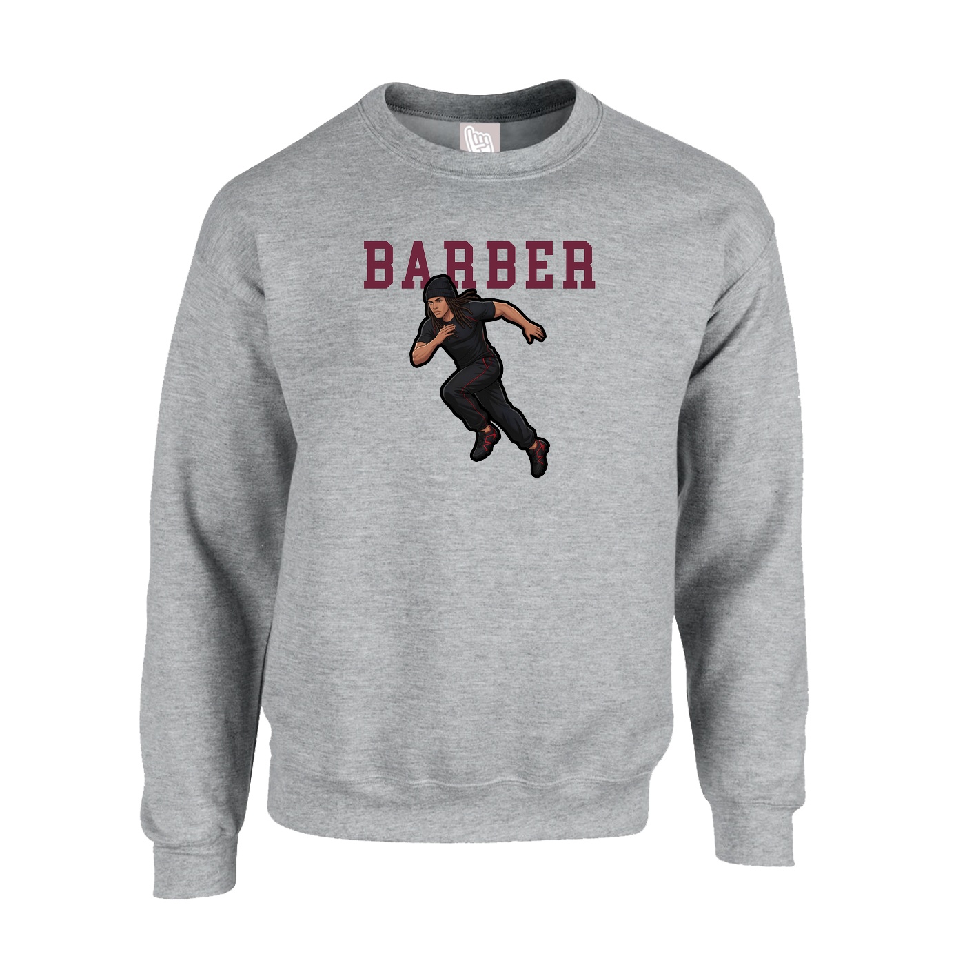 Fleece Crew — Shirsey in Grey