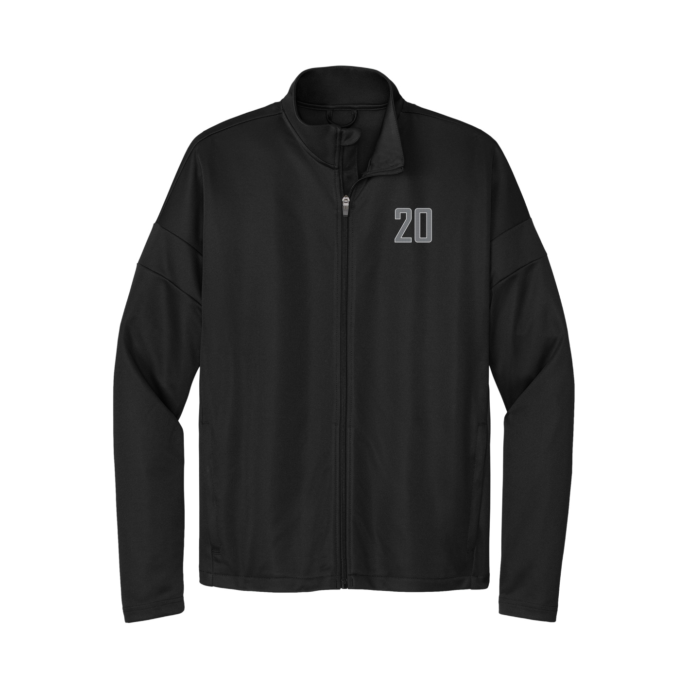 Team Travel Full-Zip Jacket — Front Shirsy in Black