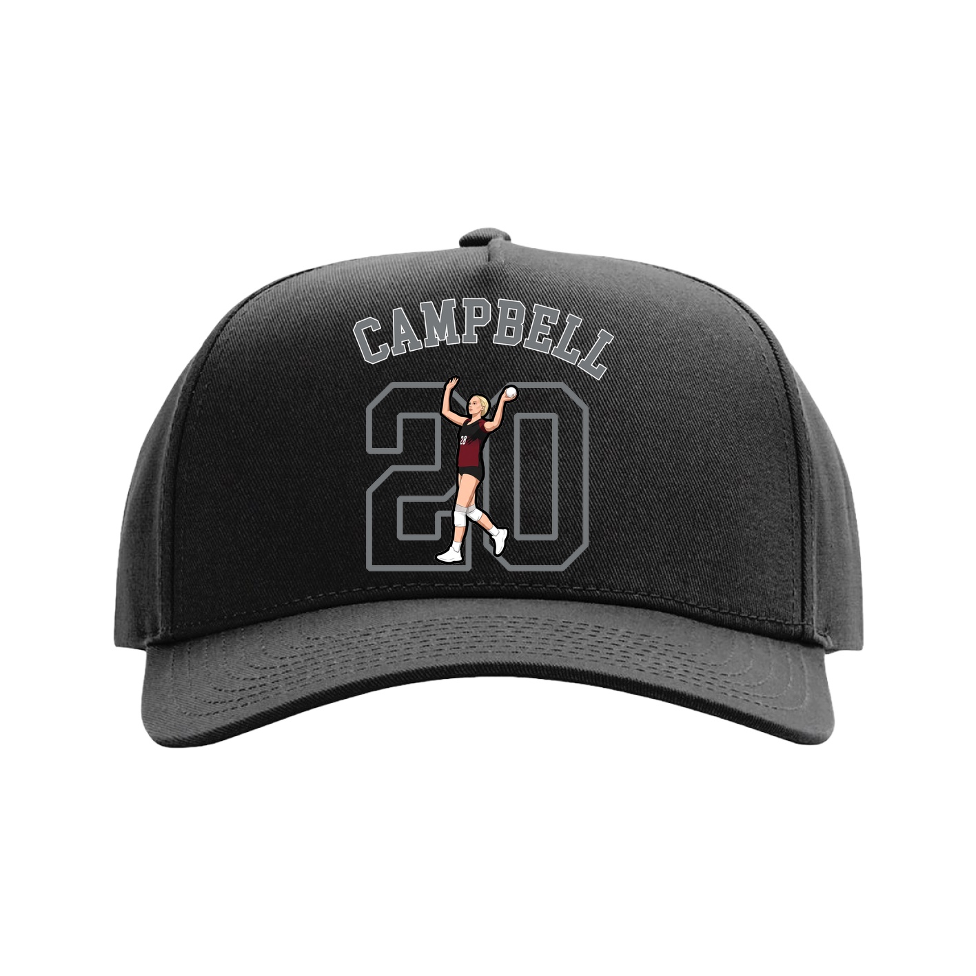 Full Fabric Five-Panel Champ Cap