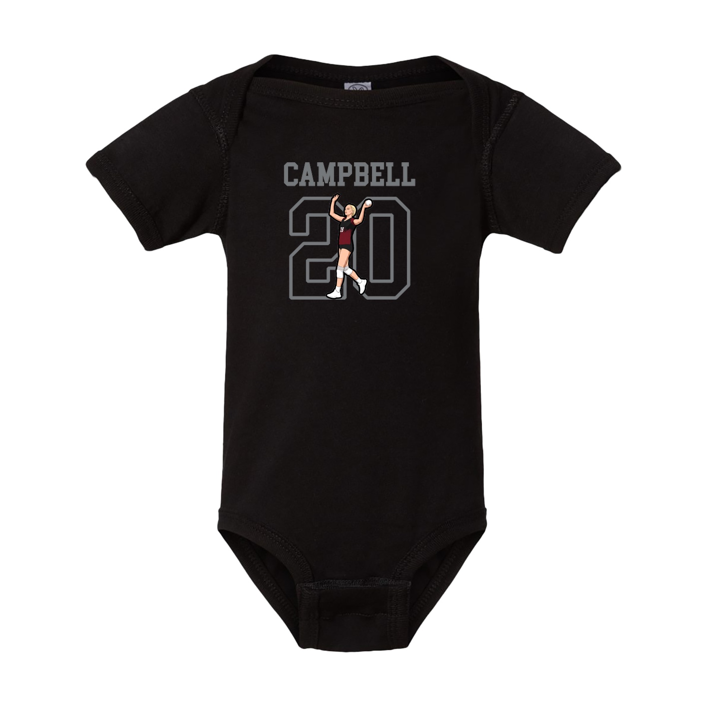 Baby Onesie — Shirsey in Black