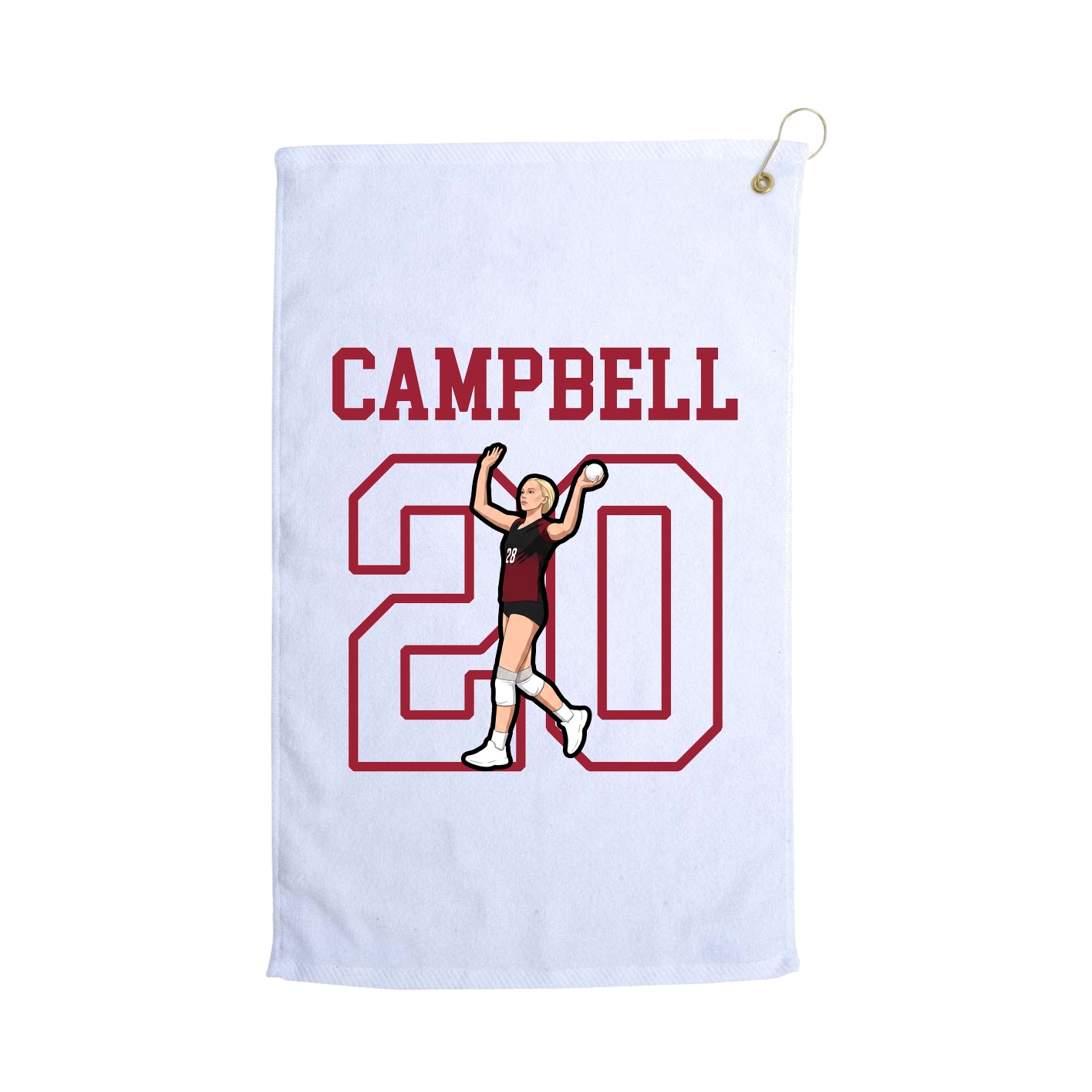 Golf Towel — Shirsey in White