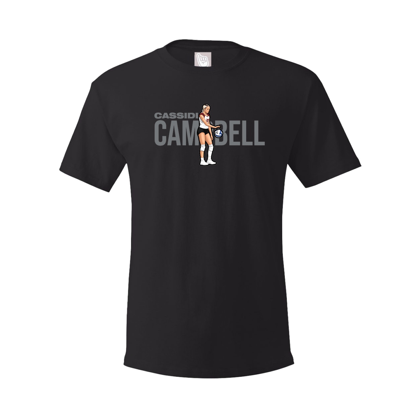 Youth Tee — Player Name in Black