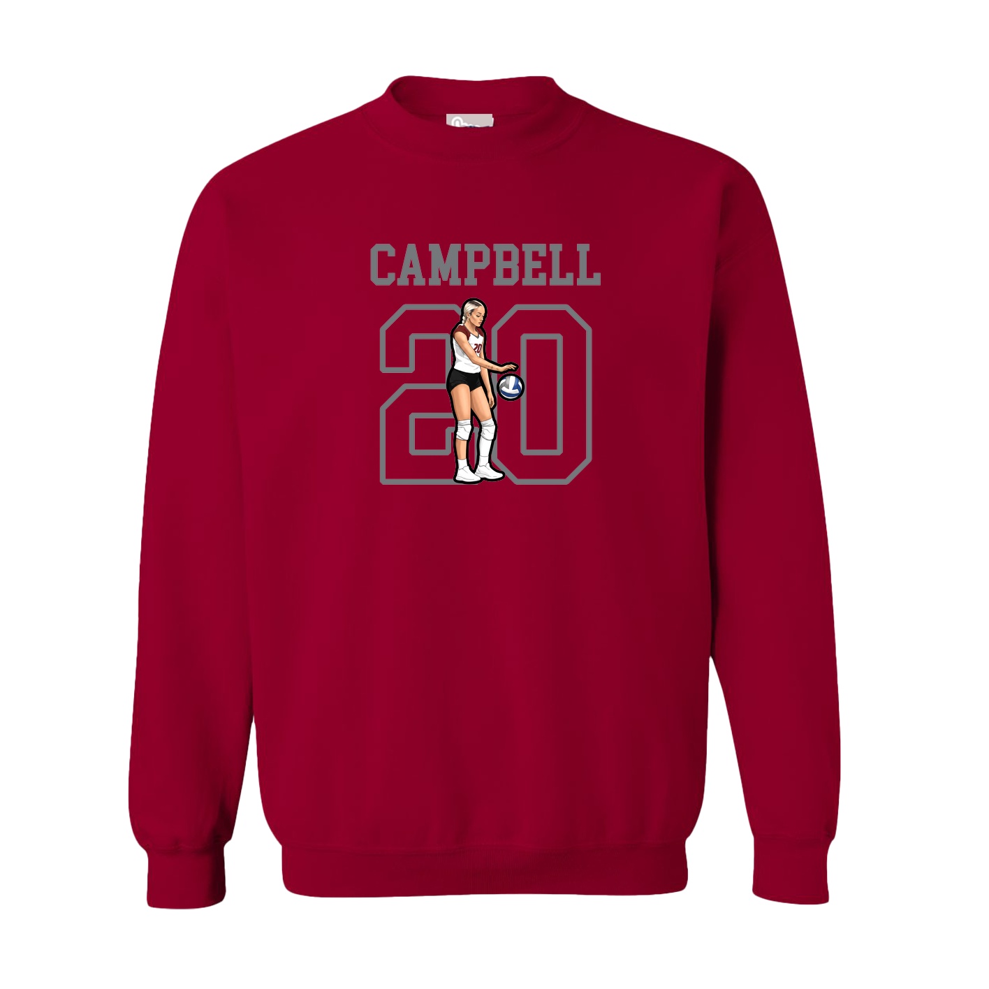 Fleece Crew — Shirsey in Cardinal
