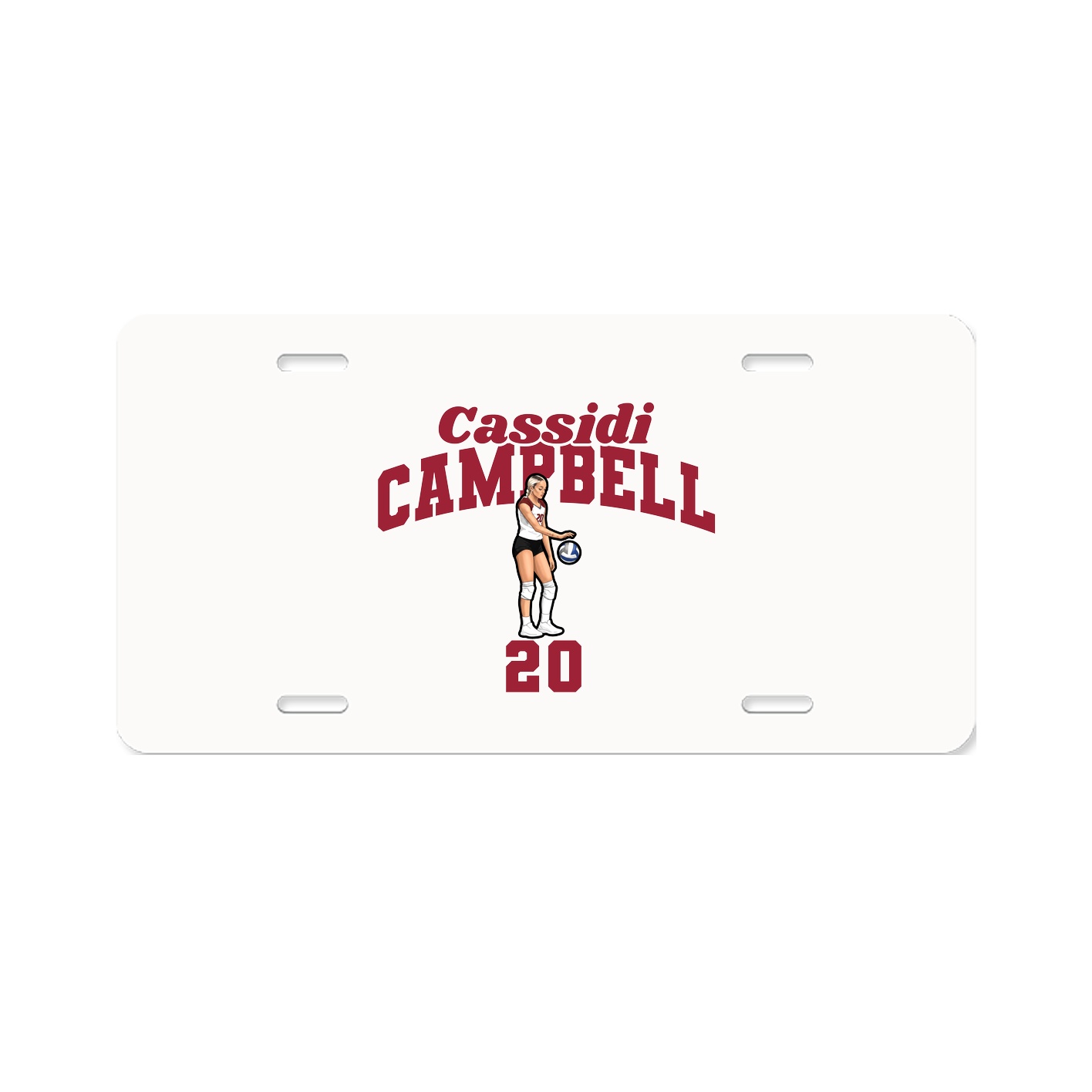 License Plate — Signature Arch in Classic