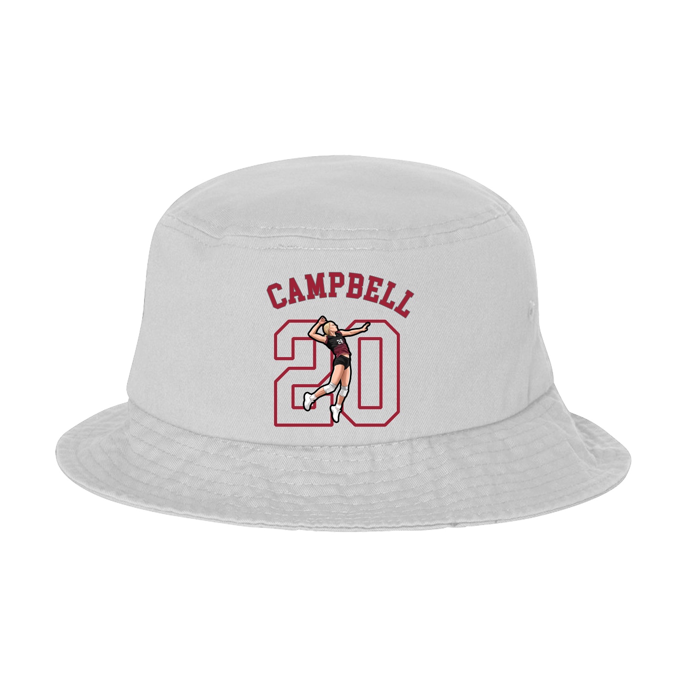 Bucket Cap — Shirsey Arch in White