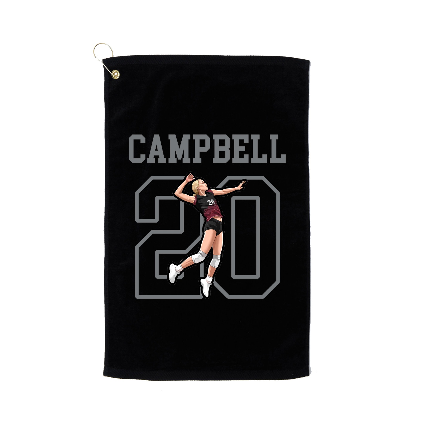 Golf Towel — Shirsey in Black