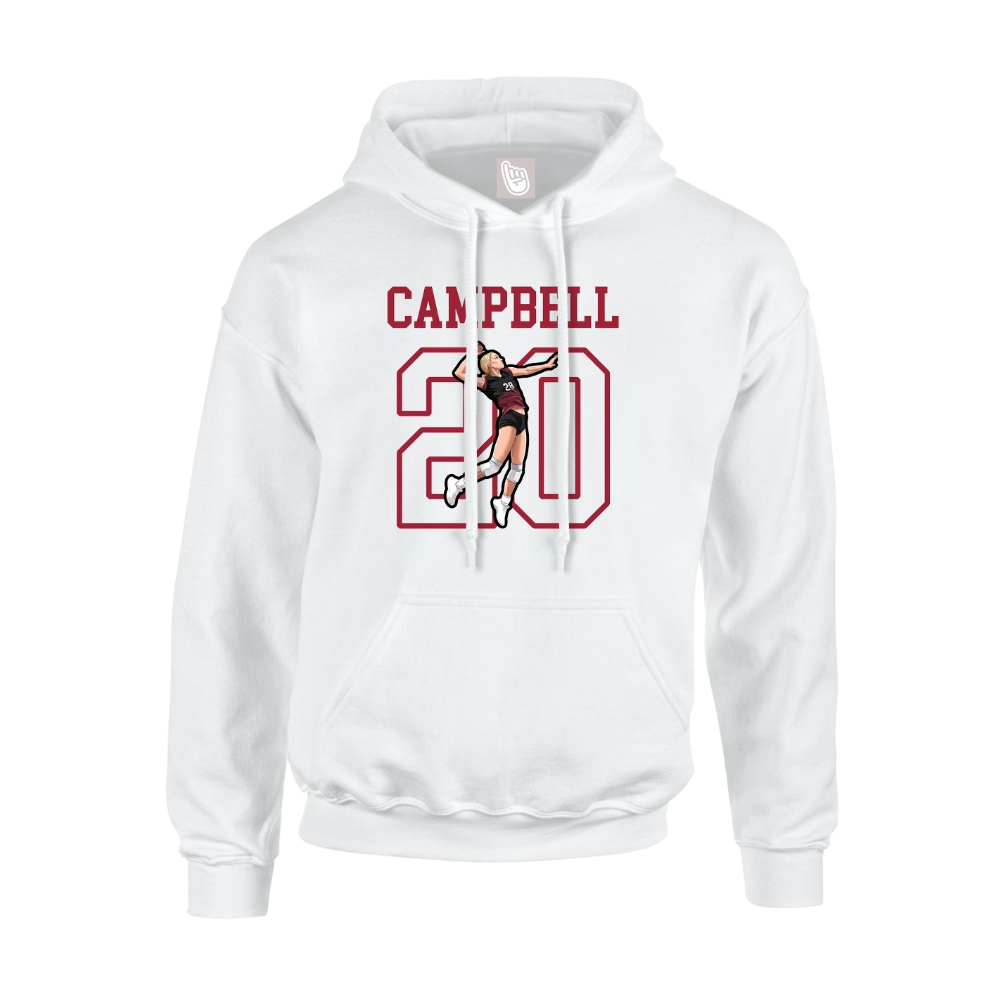 Youth Hoodie — Shirsey in White