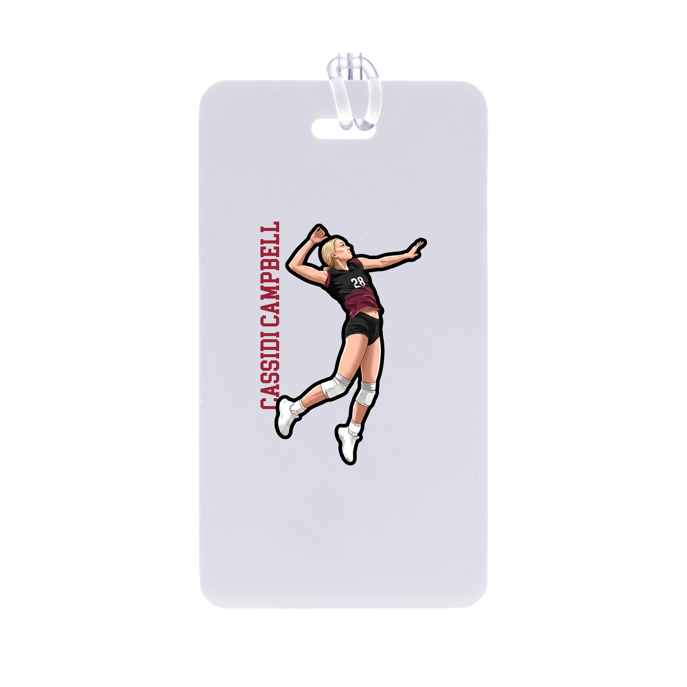 Bag Tag — Name Vertical in Classic