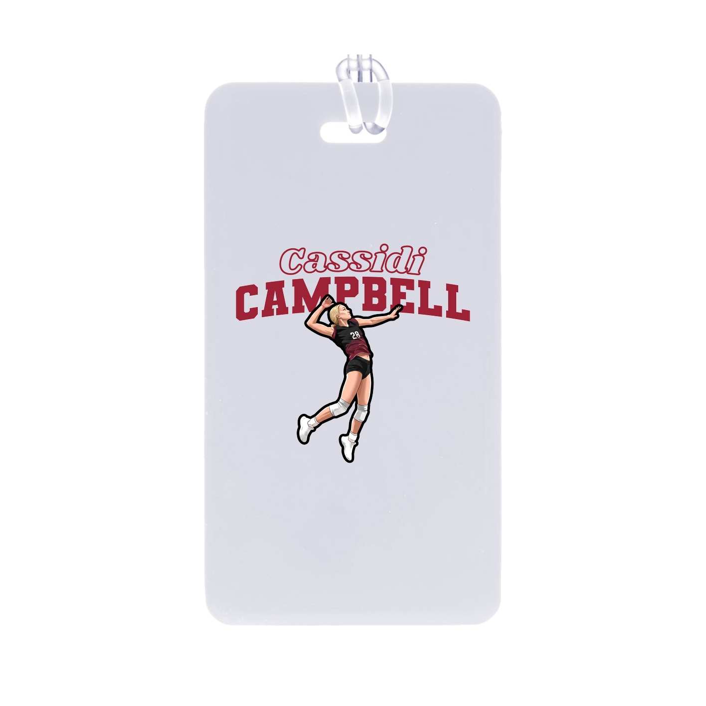 Bag Tag — Name Arch in Classic
