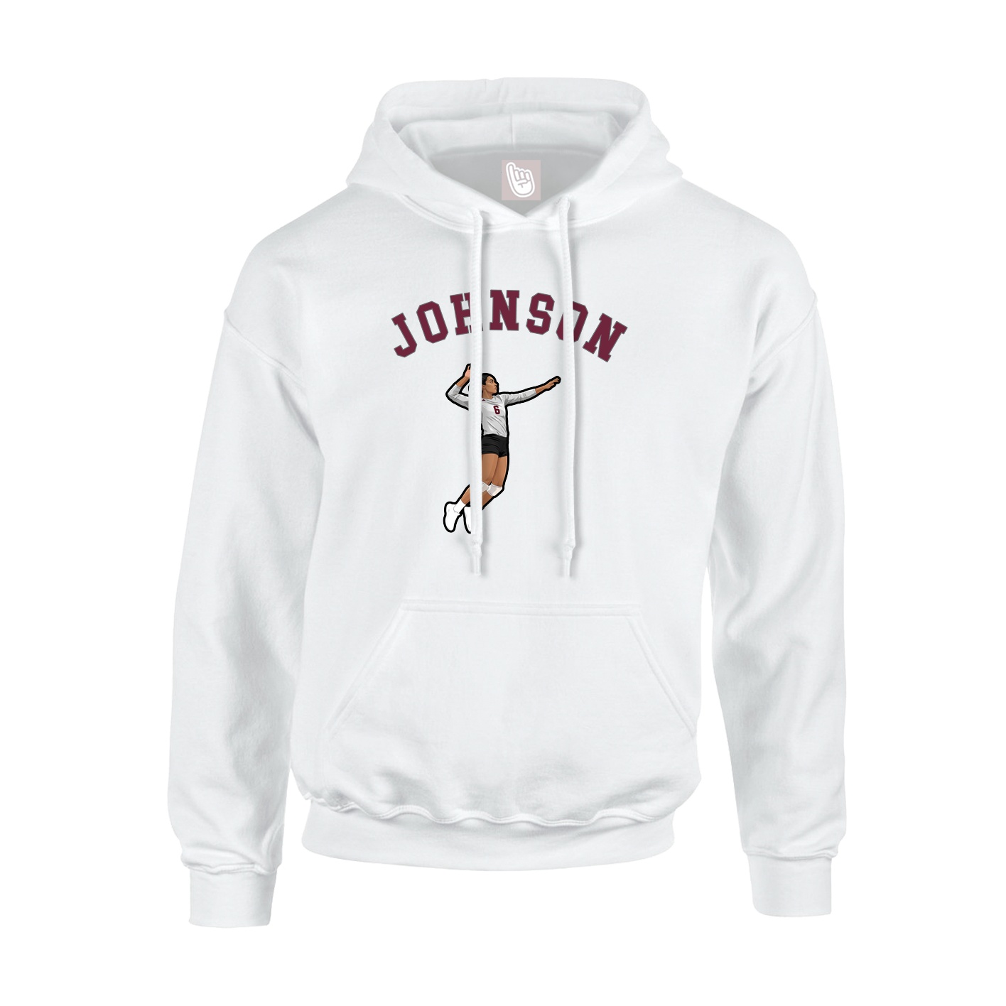 Hoodie — Shirsey Arch in White