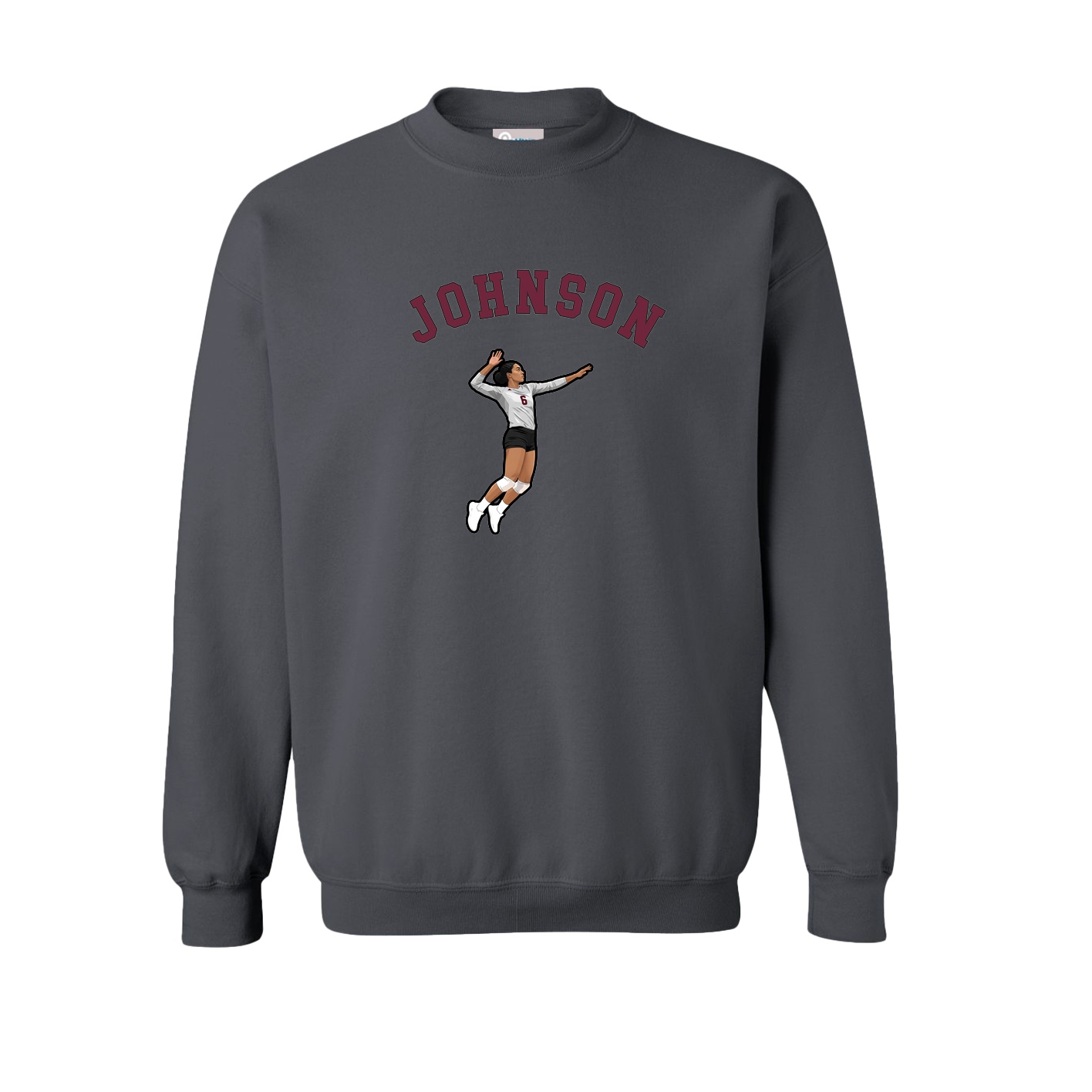 Fleece Crew — Shirsey Arch in Grey