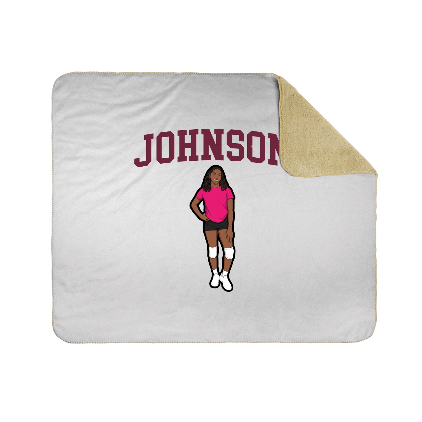Throw Blanket — Shirsey in White