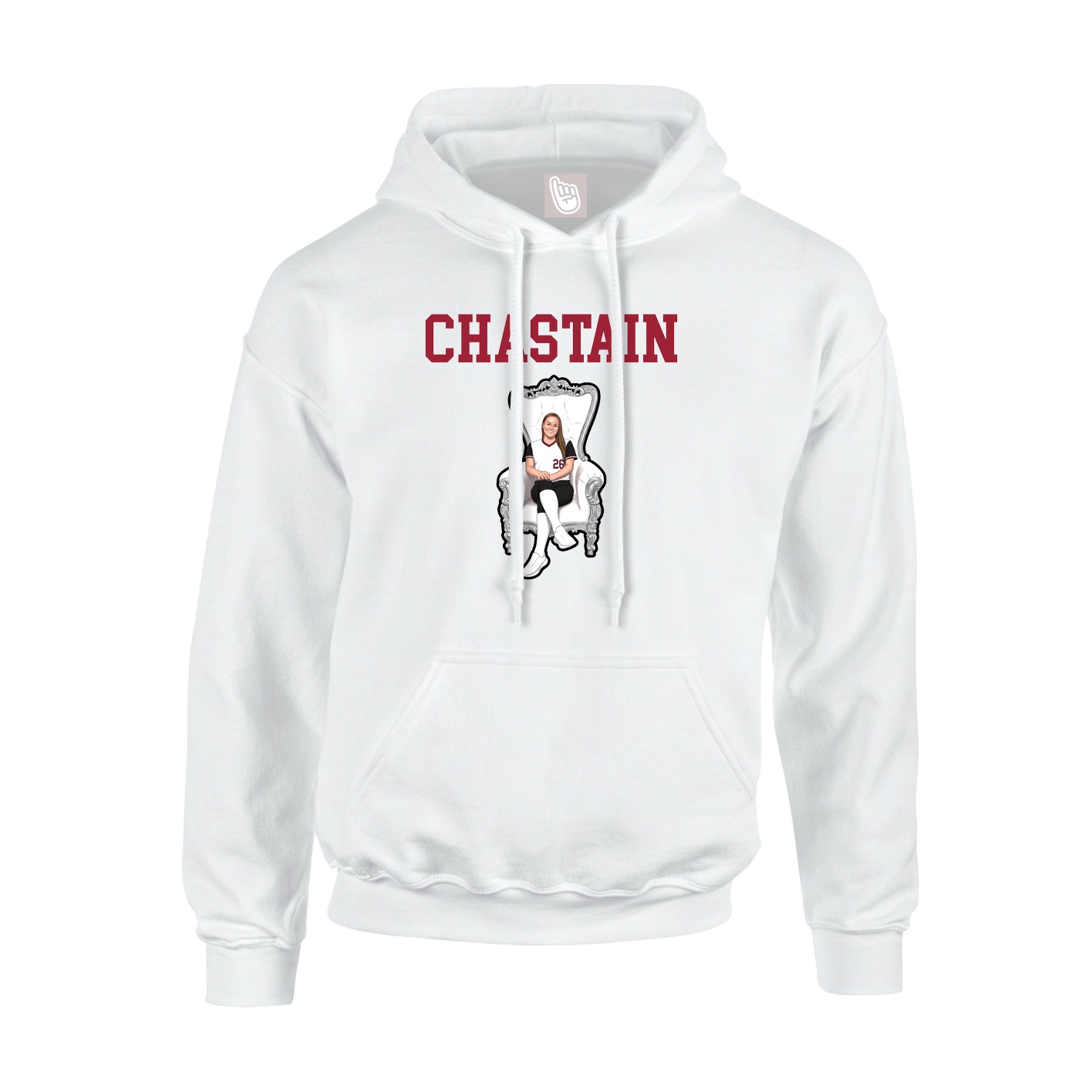 Youth Hoodie — Shirsey in White