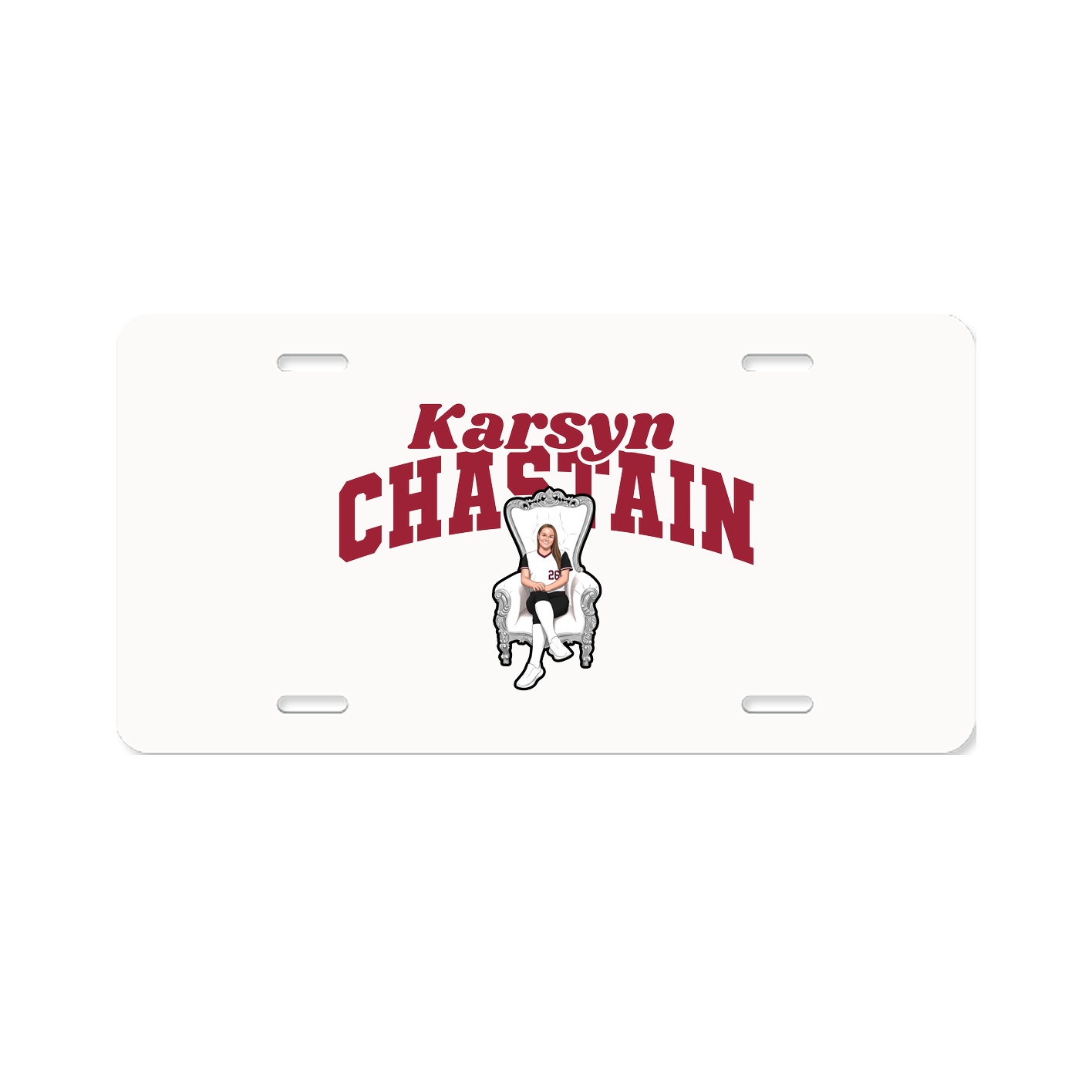 License Plate — Signature Arch in Classic