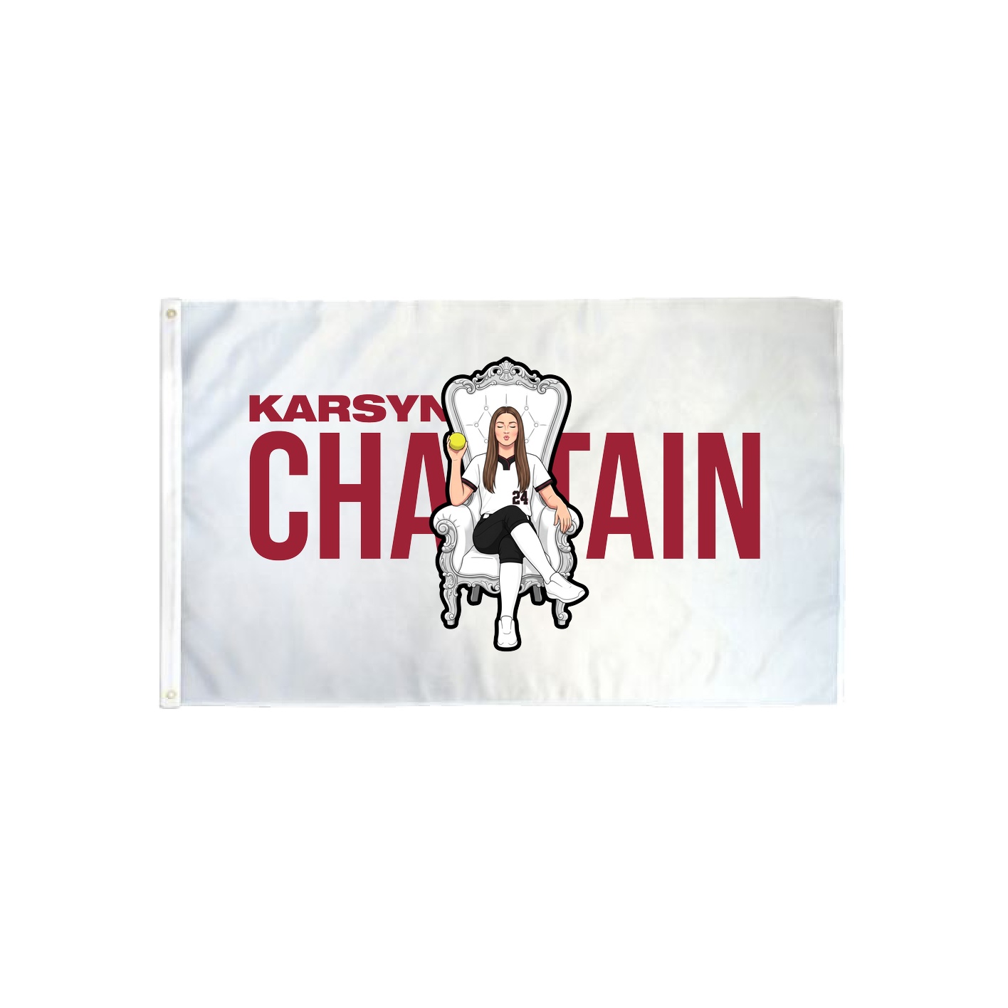 3x5 Flag — Player Name in Classic