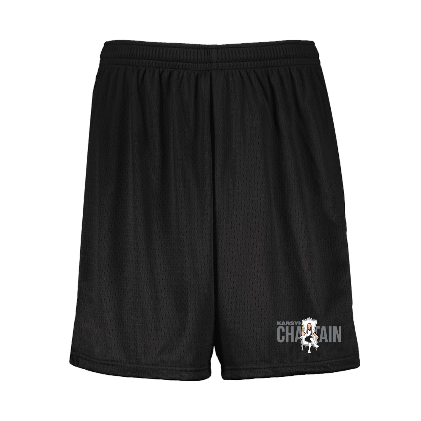 Shorts — Player Name in Black