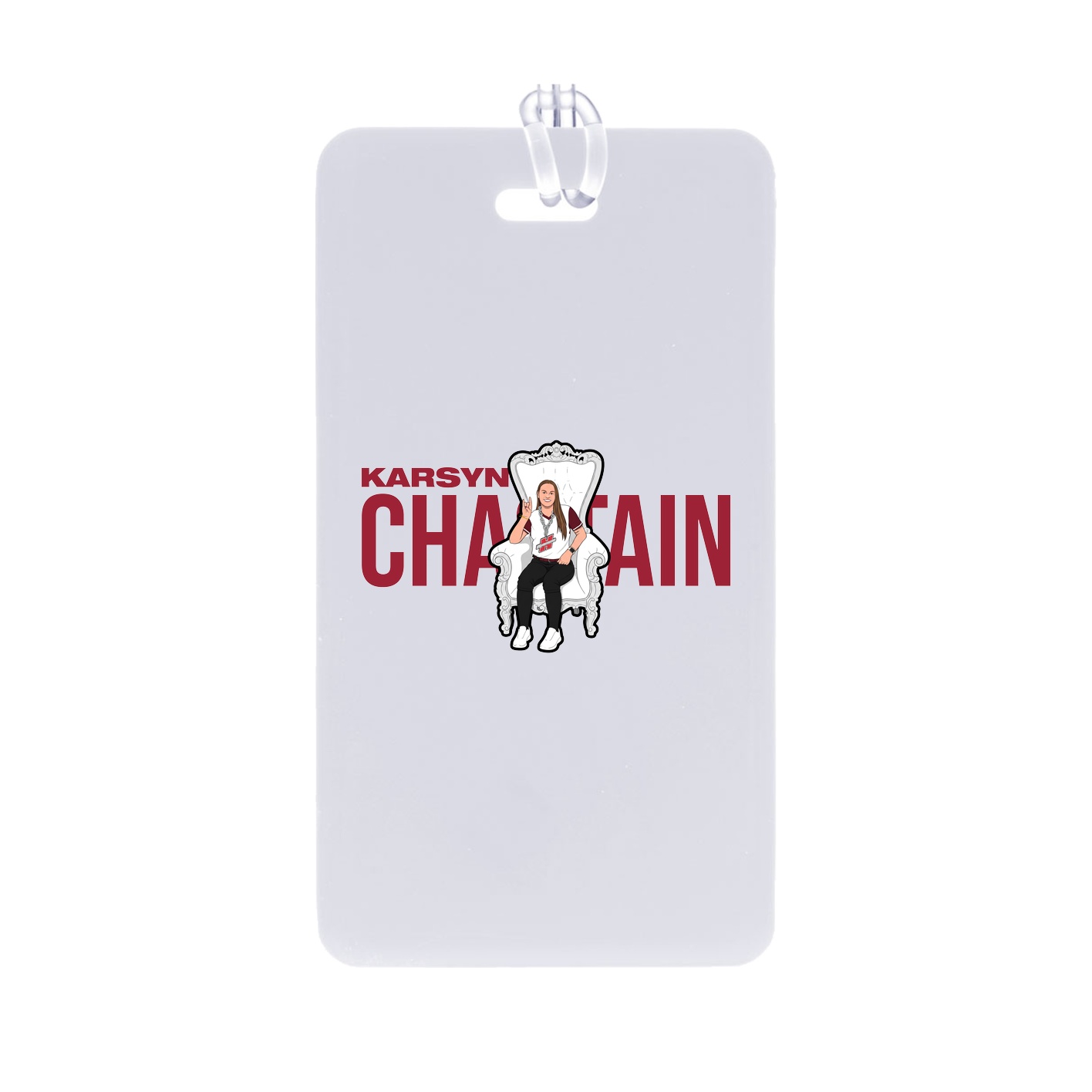 Bag Tag — Player Name in Classic