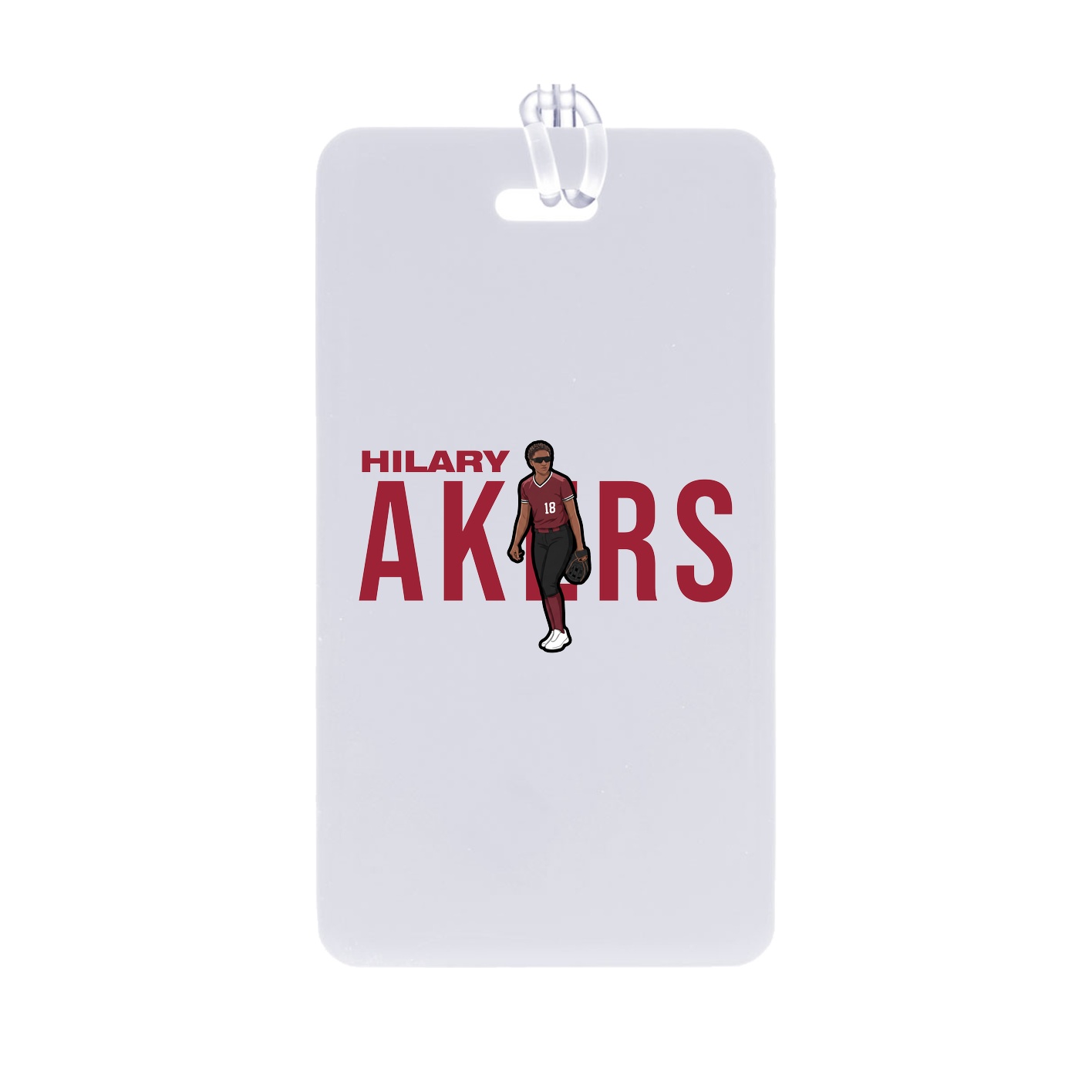 Bag Tag — Player Name in Classic