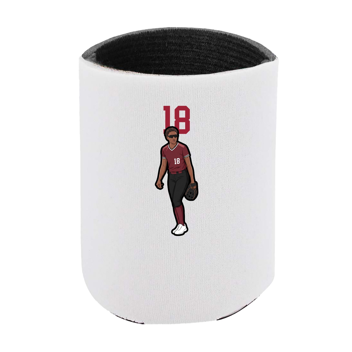 Can Holder — Number Top in White
