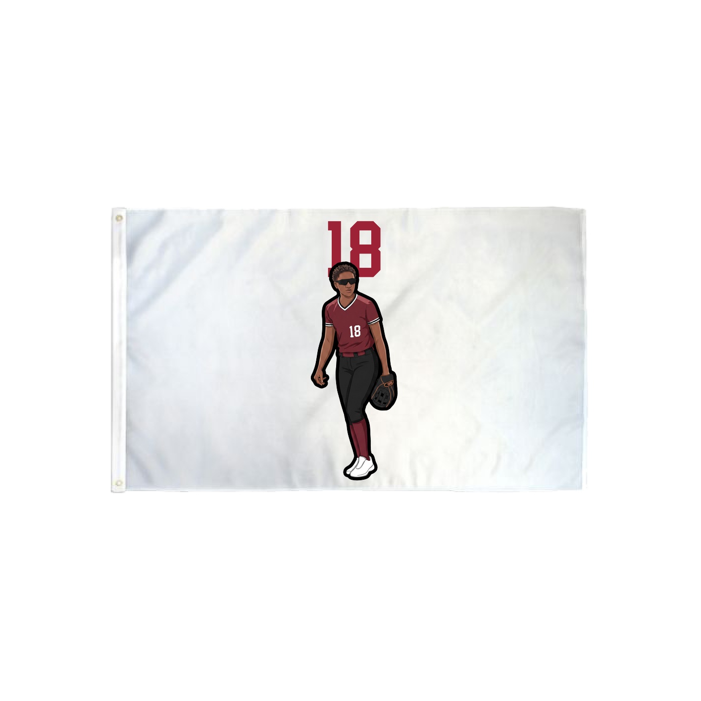 3x5 Flag — Number Top in Classic