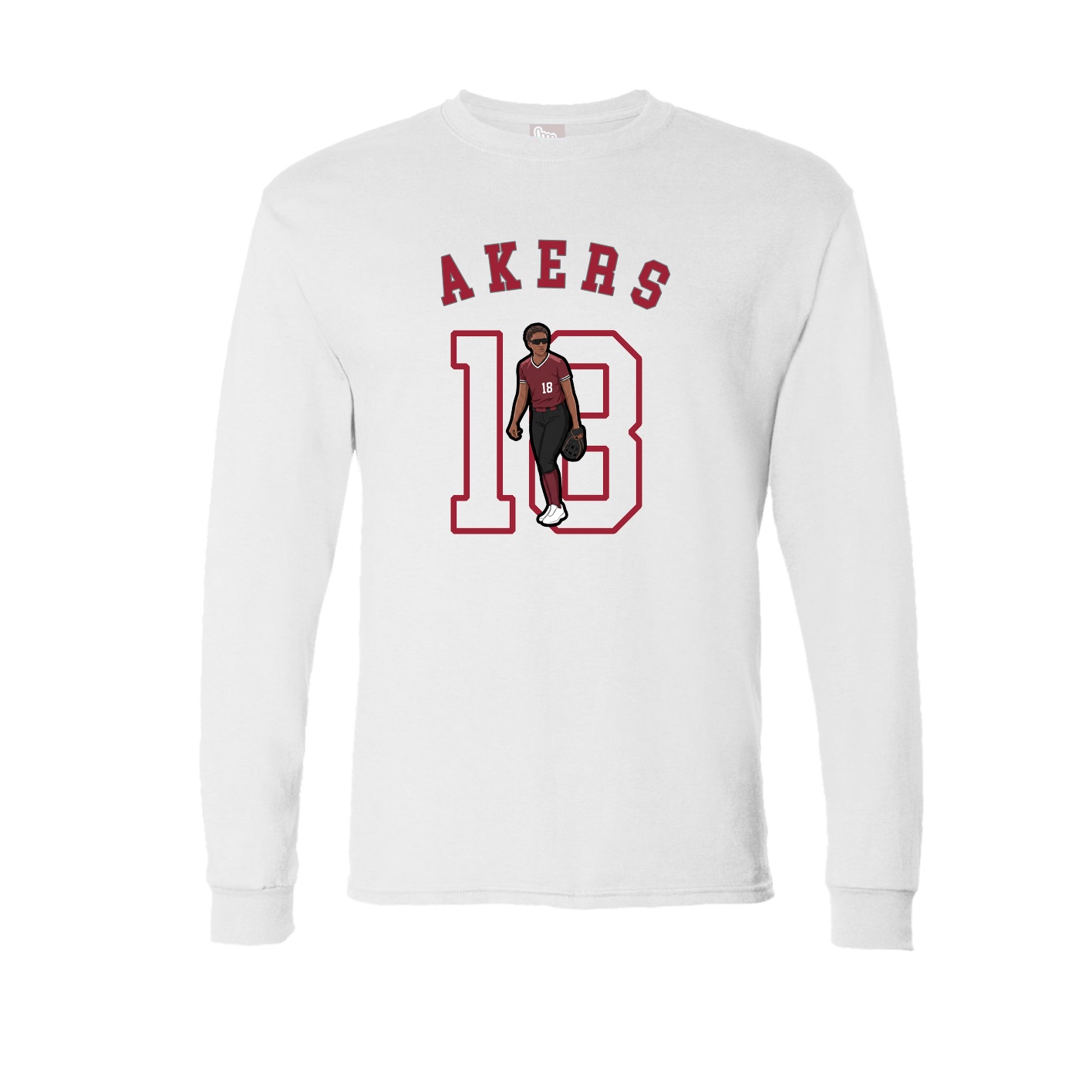Long Sleeve Tee — Shirsey Arch in White