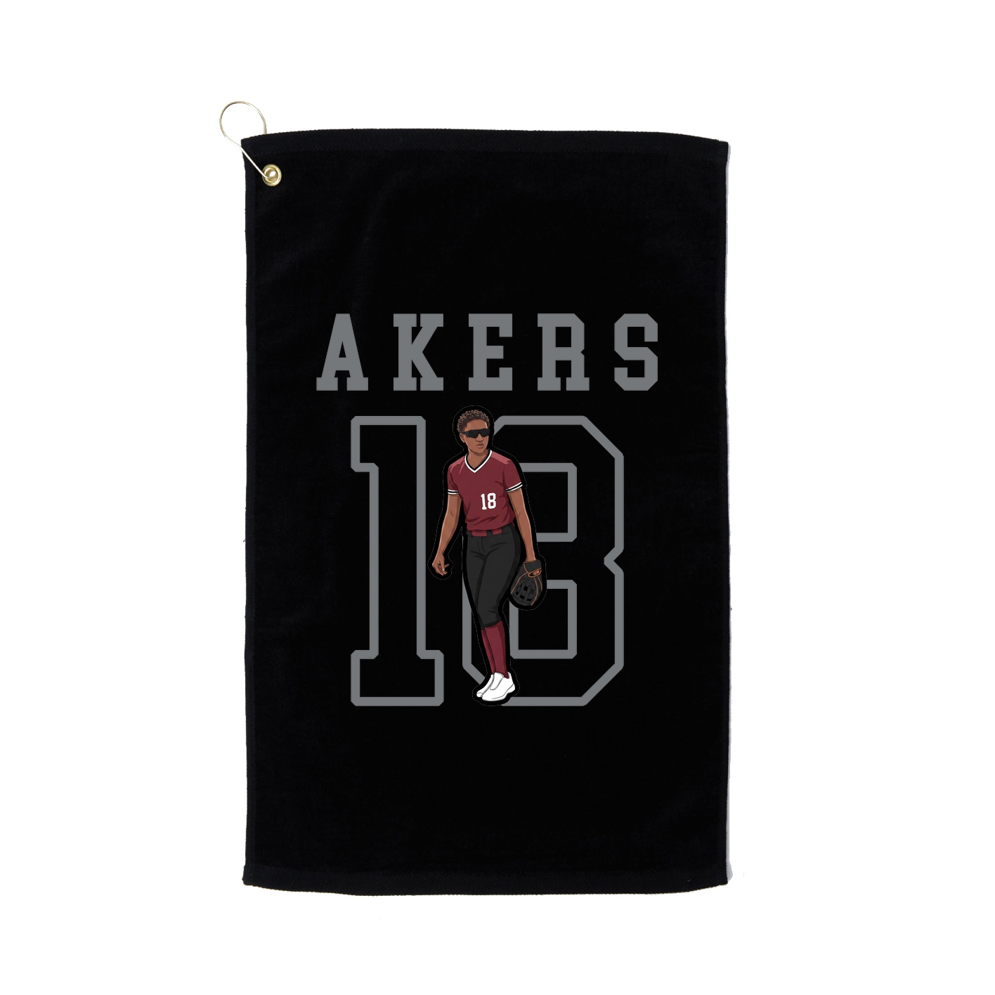 Golf Towel — Shirsey in Black