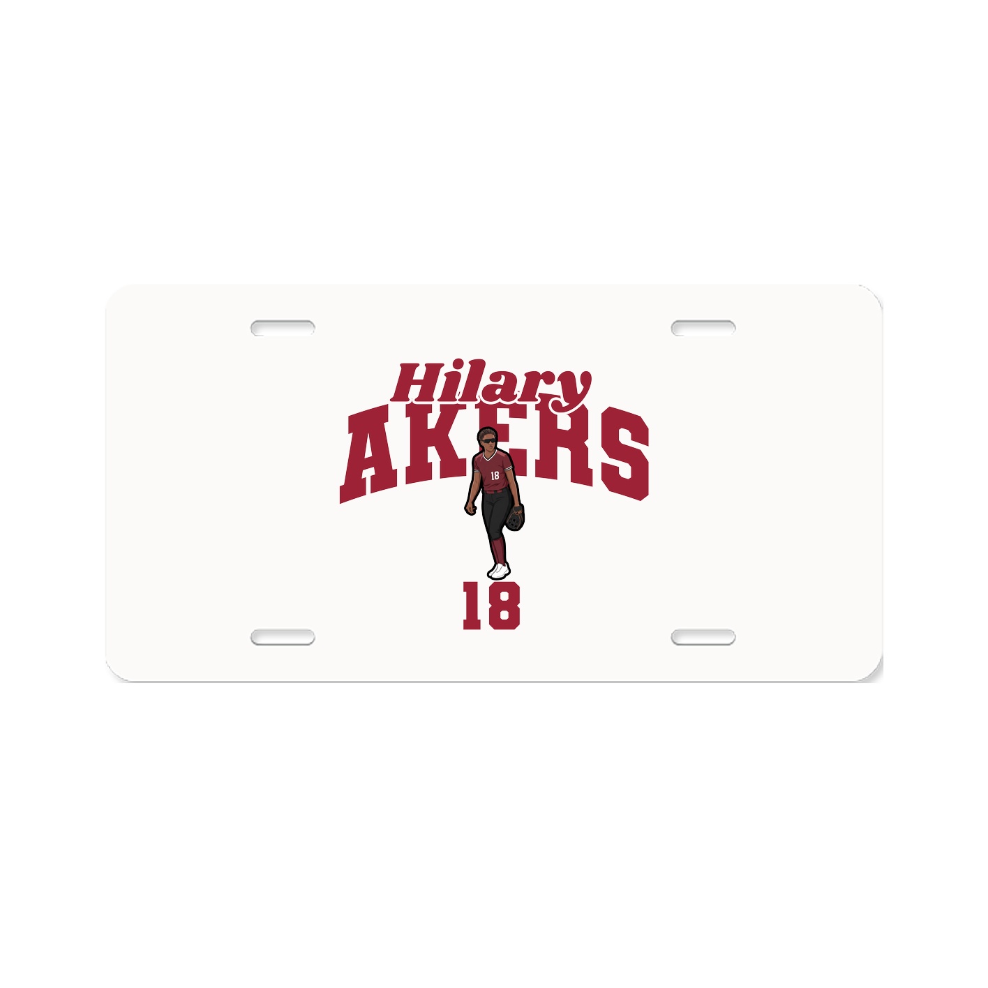 License Plate — Signature Arch in Classic