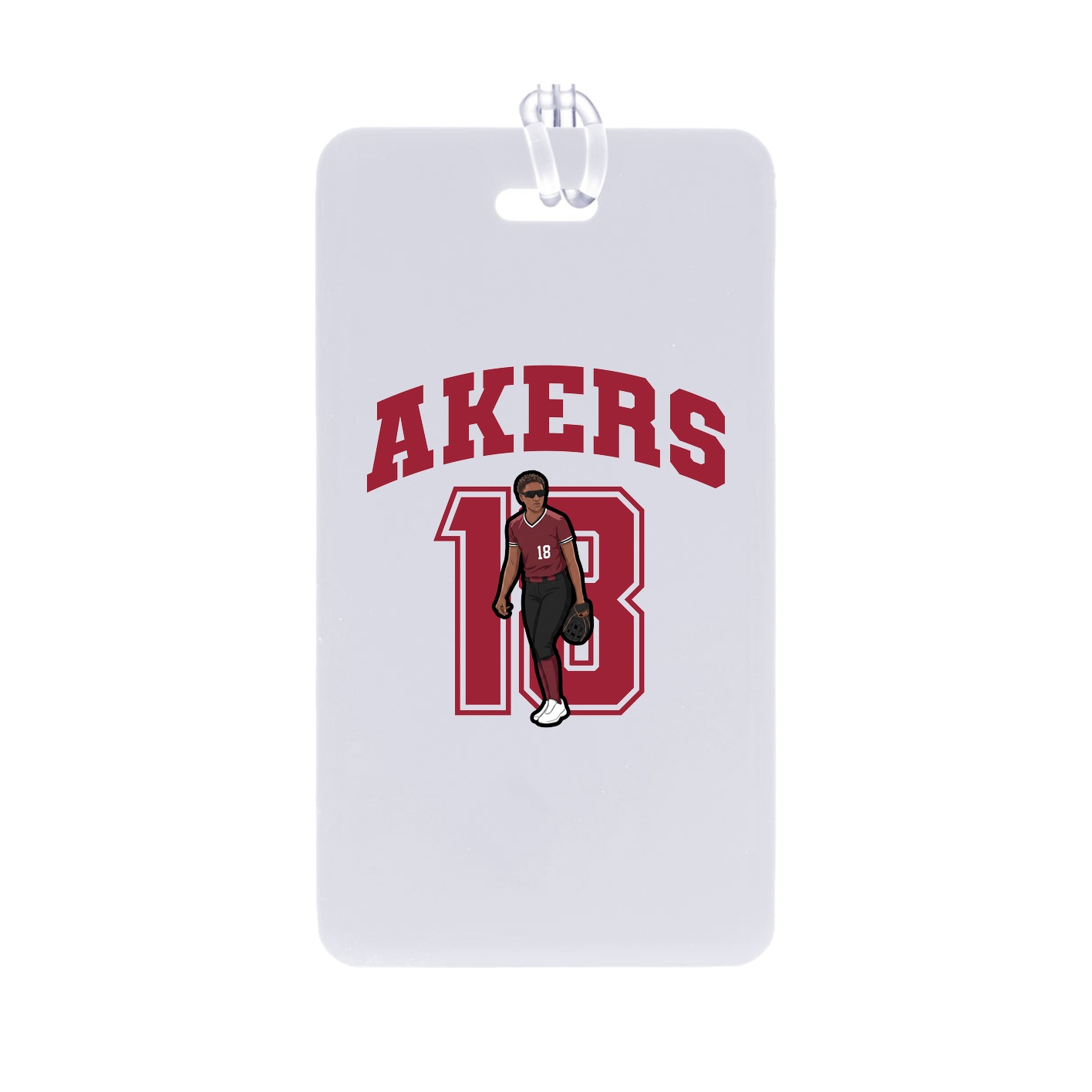 Bag Tag — Number in Classic
