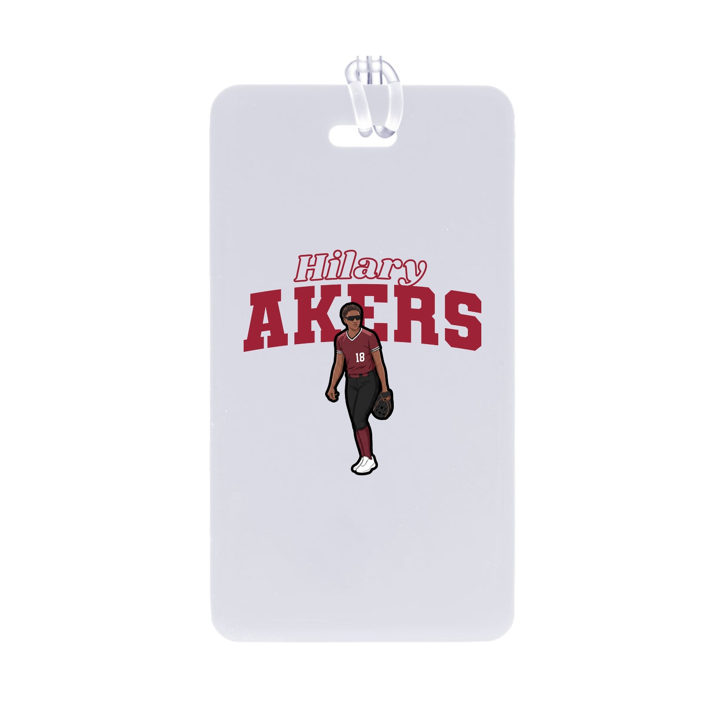Bag Tag — Name Arch in Classic