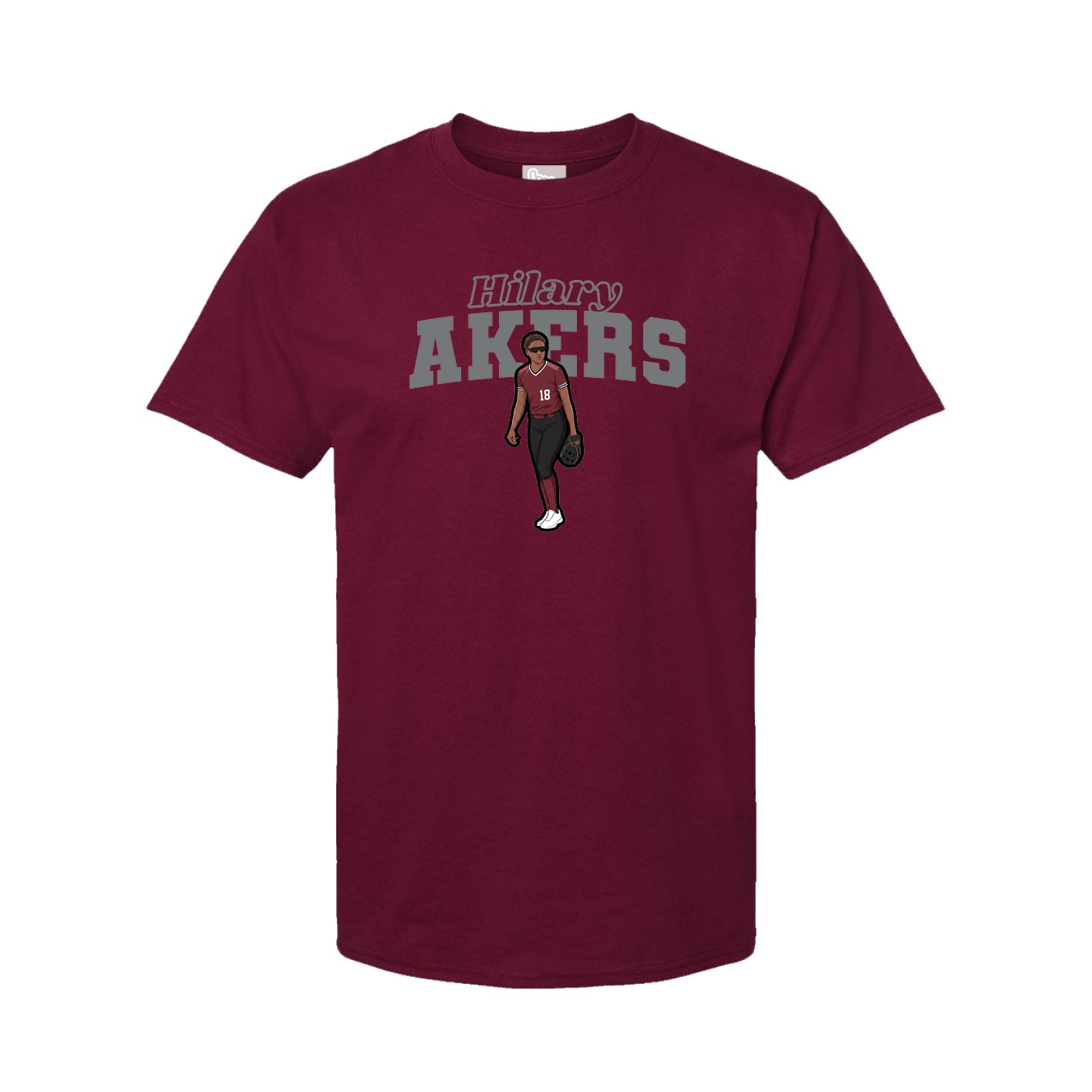 Tee — Name Arch in Cardinal