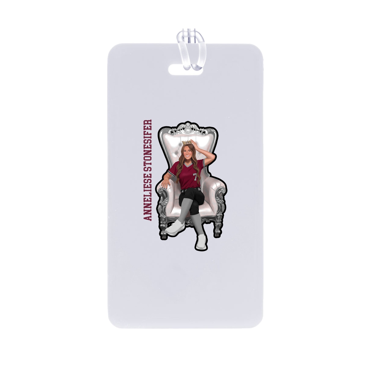 Bag Tag — Name Vertical in Classic