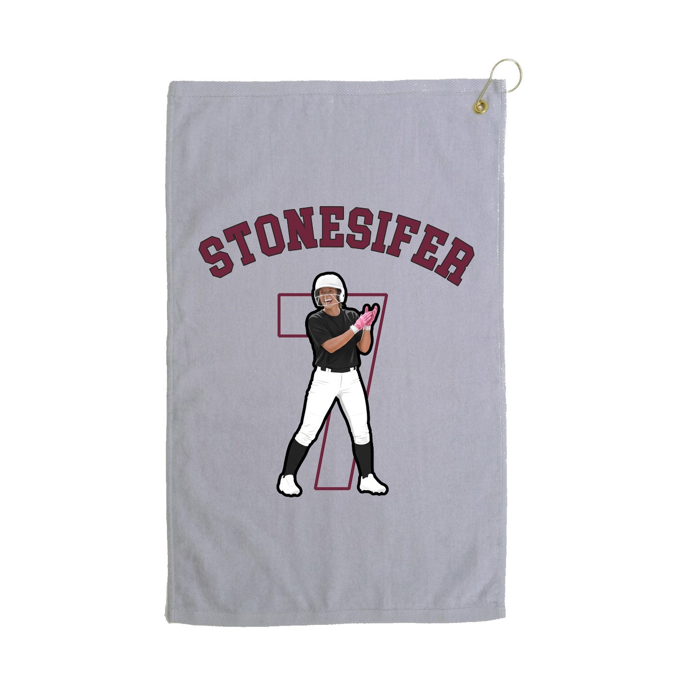 Golf Towel — Shirsey Arch in Grey