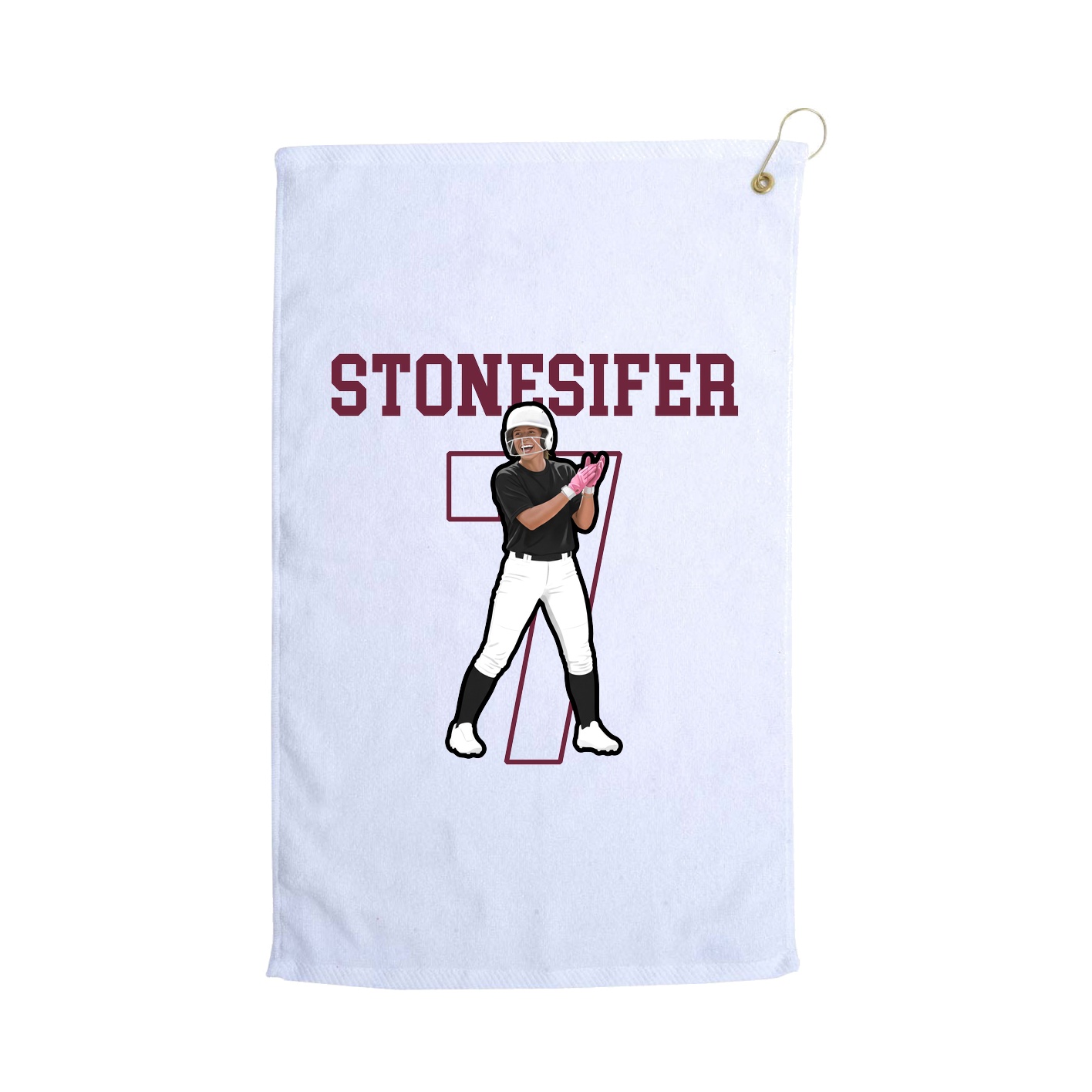 Golf Towel — Shirsey in White