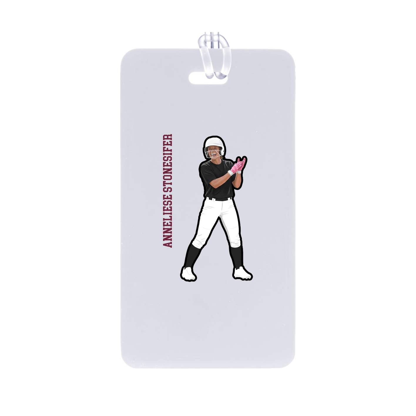 Bag Tag — Name Vertical in Classic