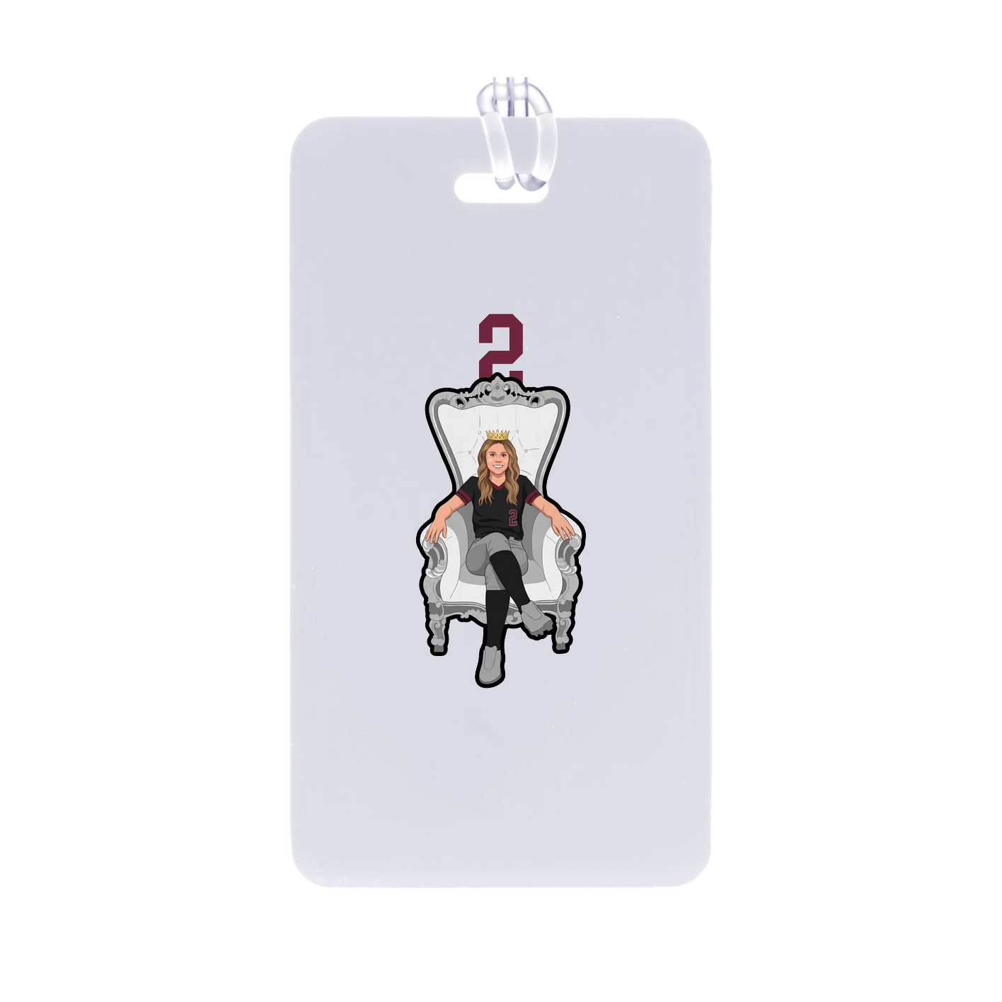 Bag Tag — Number Top in Classic