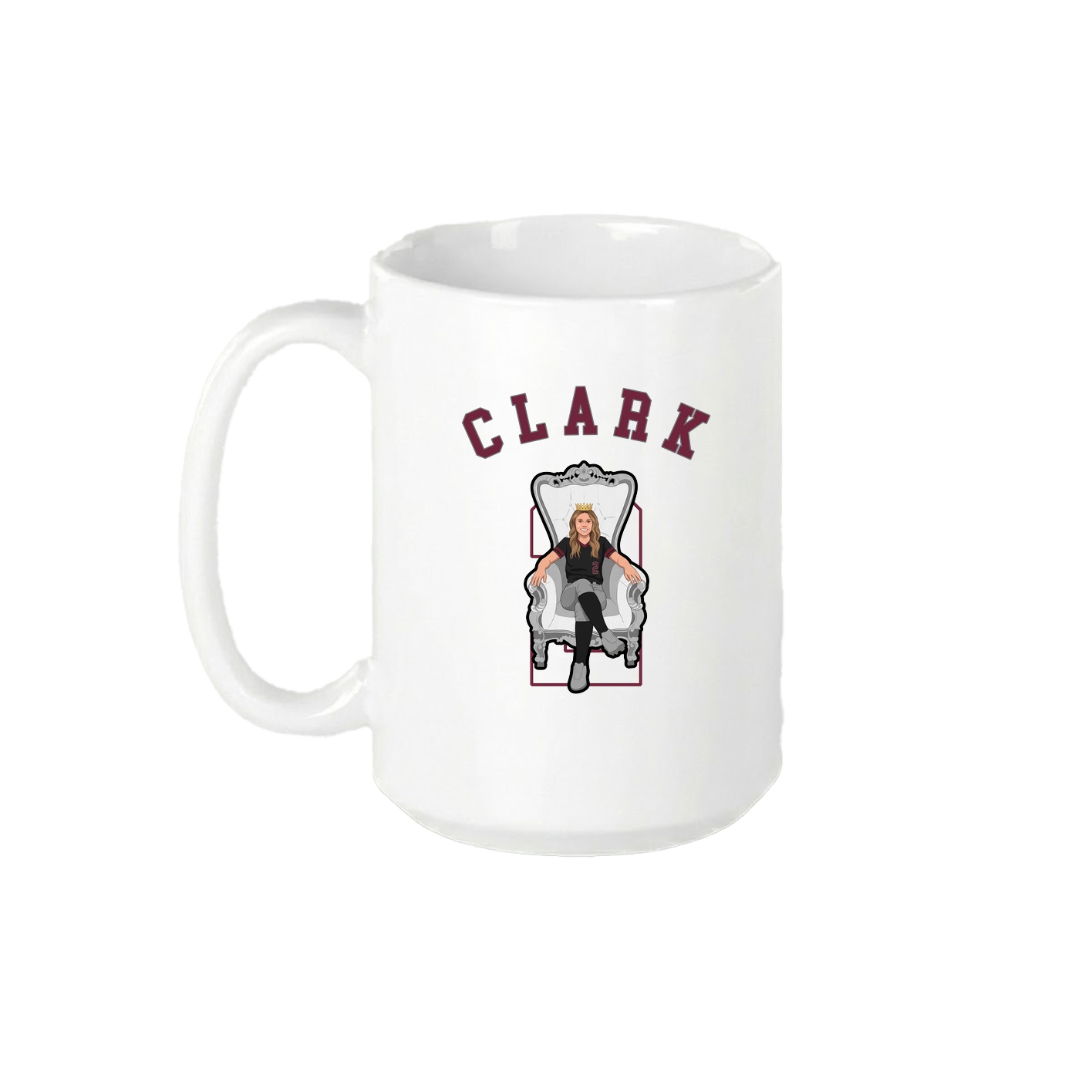15oz Coffee Mug — Shirsey Arch in White