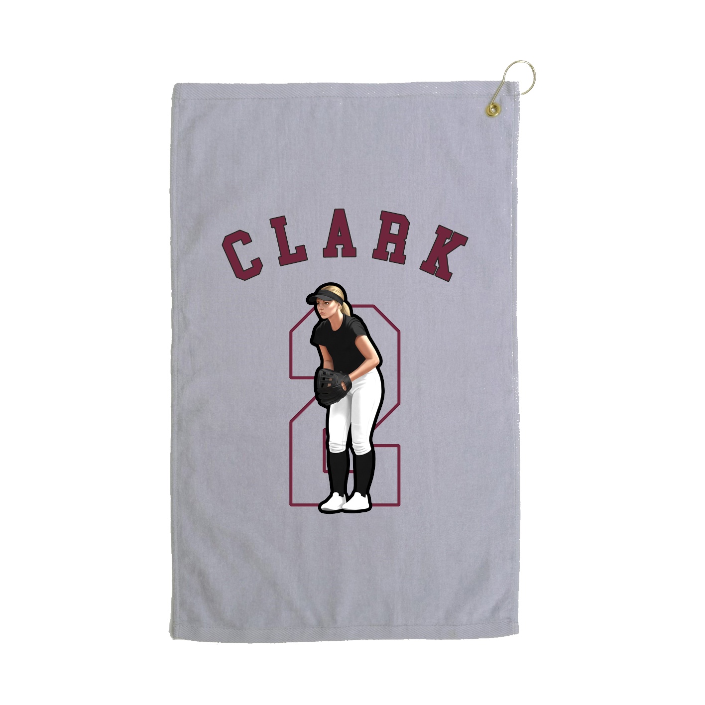 Golf Towel — Shirsey Arch in Grey