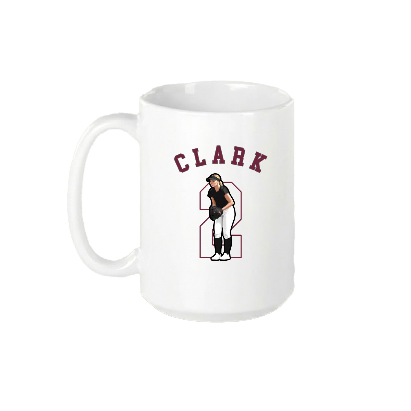 15oz Coffee Mug — Shirsey Arch in White