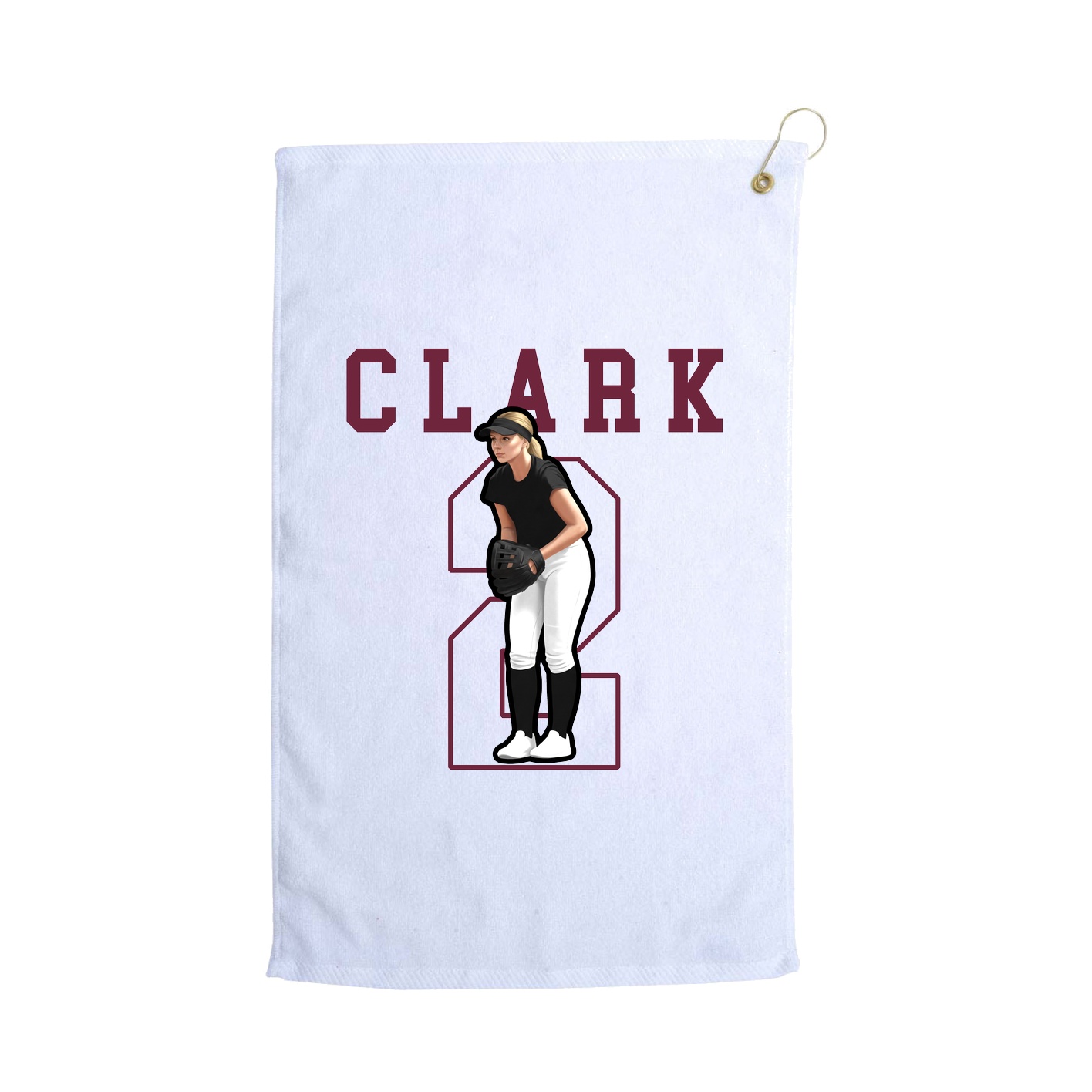 Golf Towel — Shirsey in White