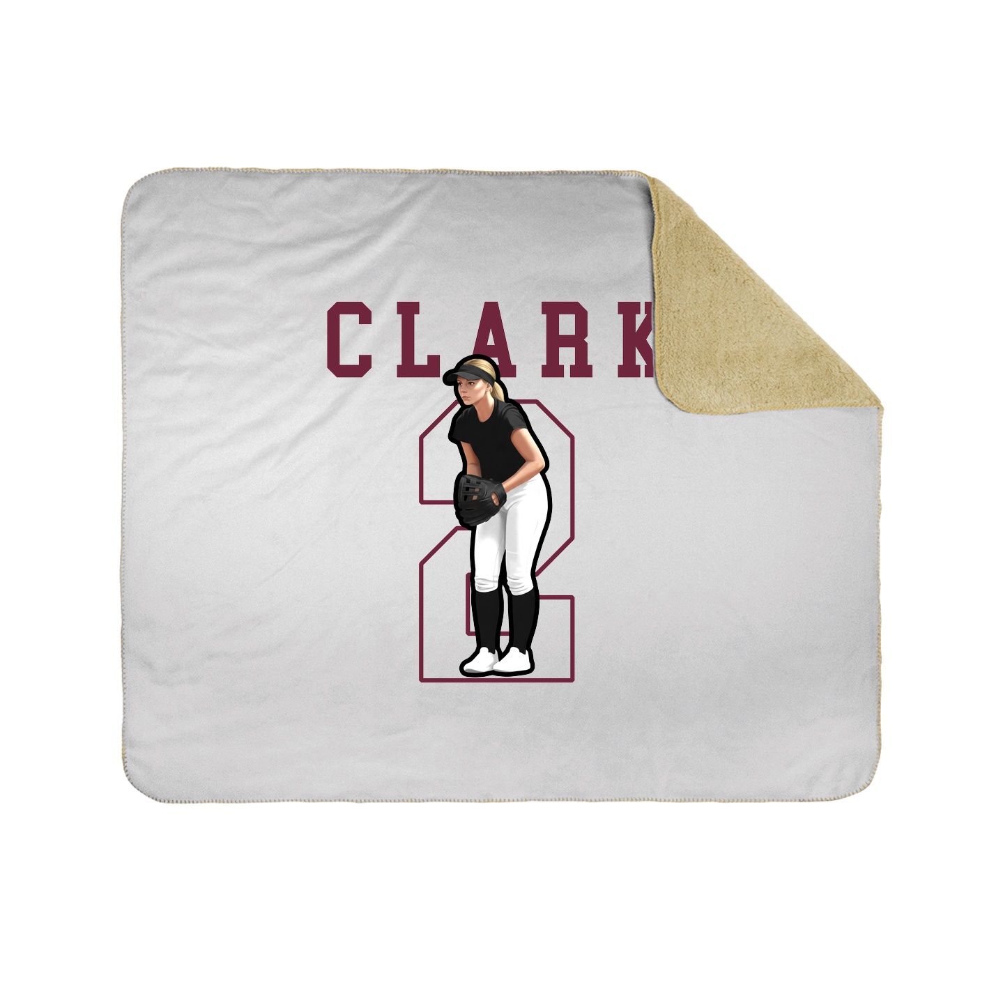 50x60 Sherpa Lined Throw Blanket