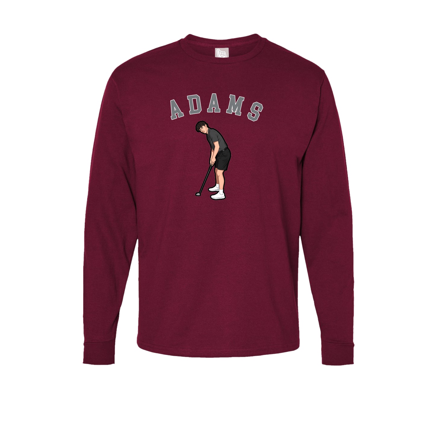 Long Sleeve Tee — Shirsey Arch in Cardinal