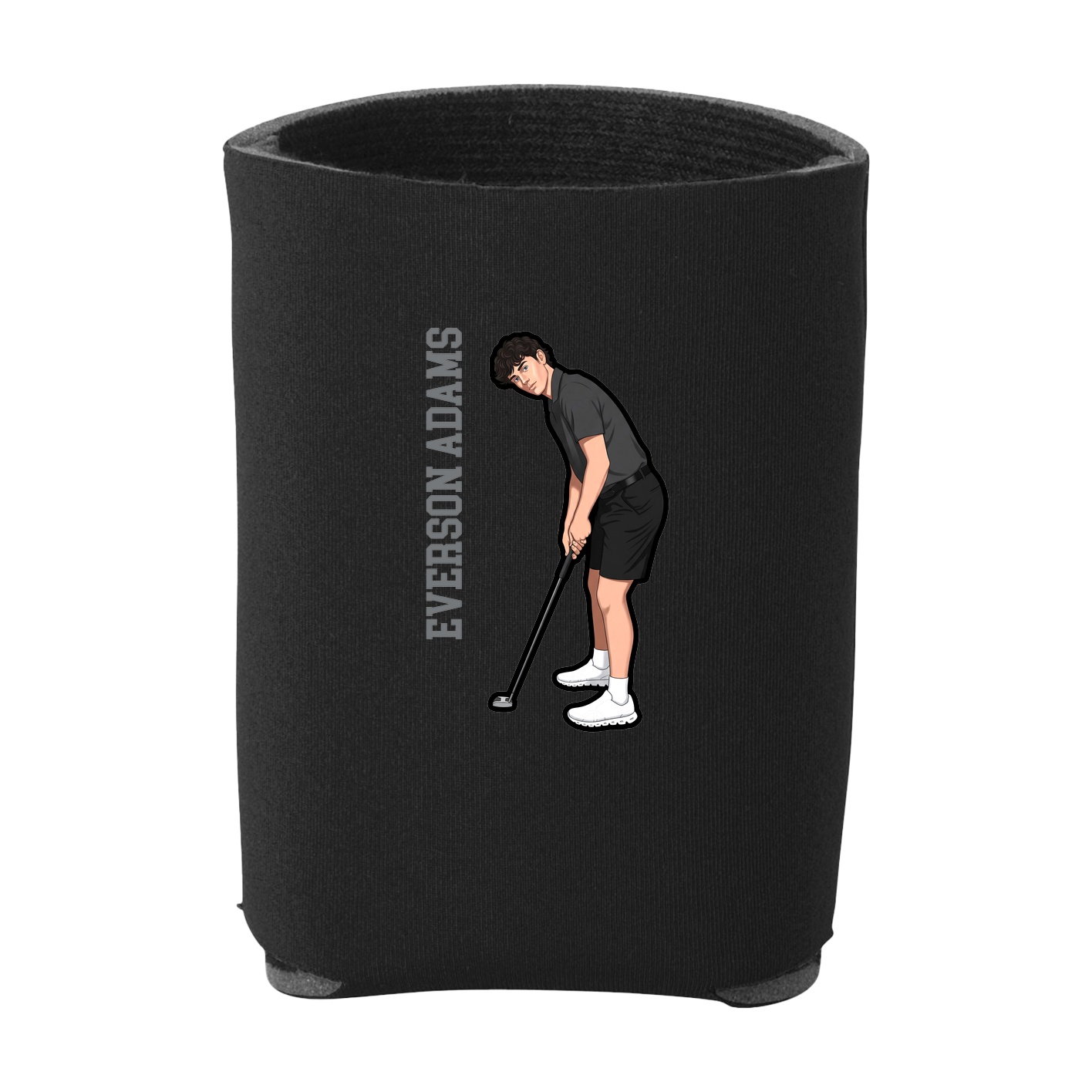 Can Holder — Name Vertical in Black