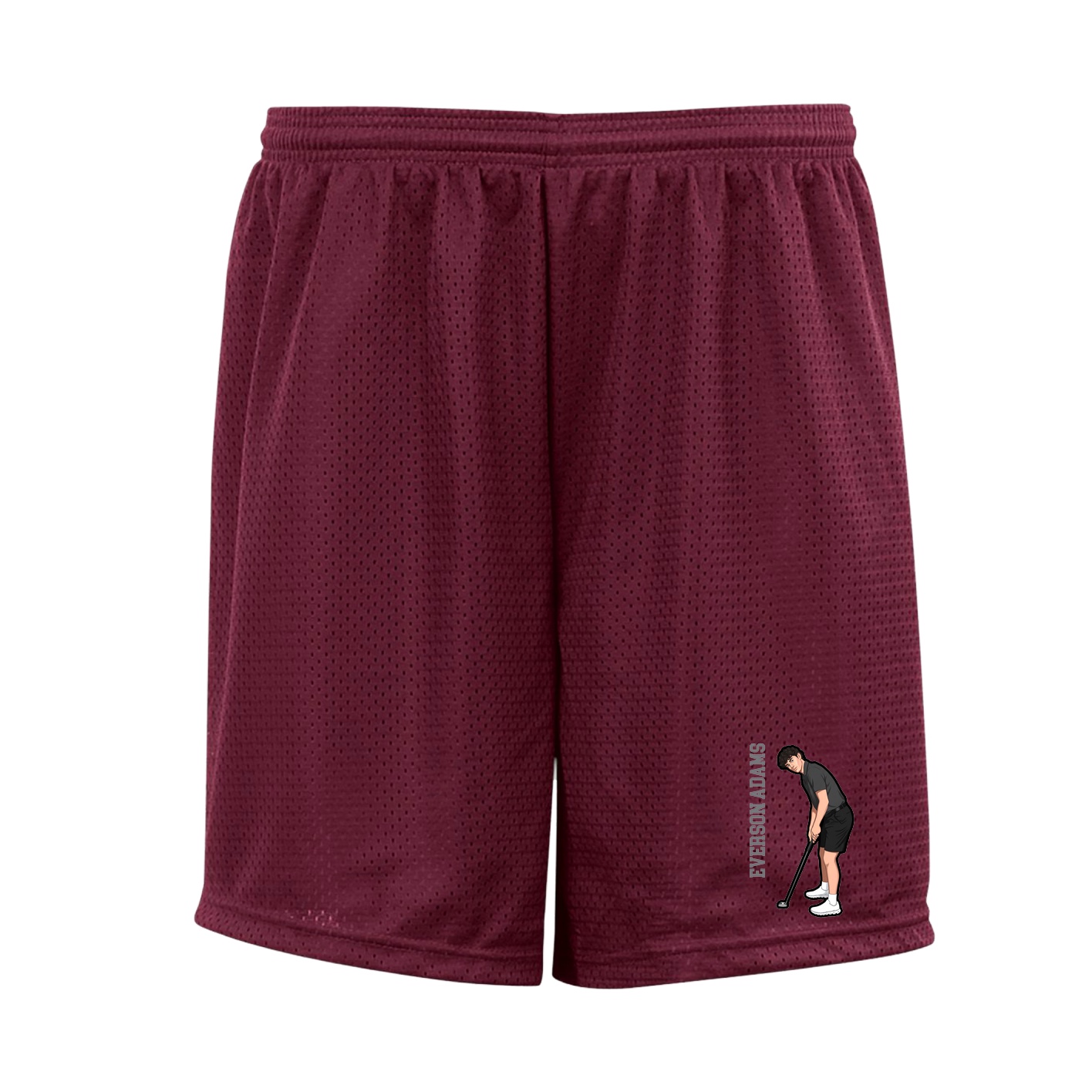 Shorts — Name Vertical in Cardinal