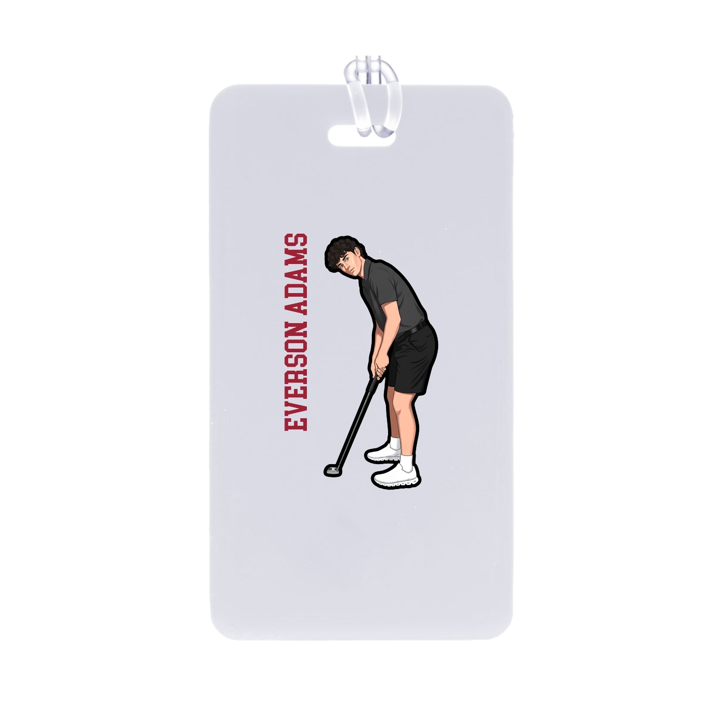 Bag Tag — Name Vertical in Classic