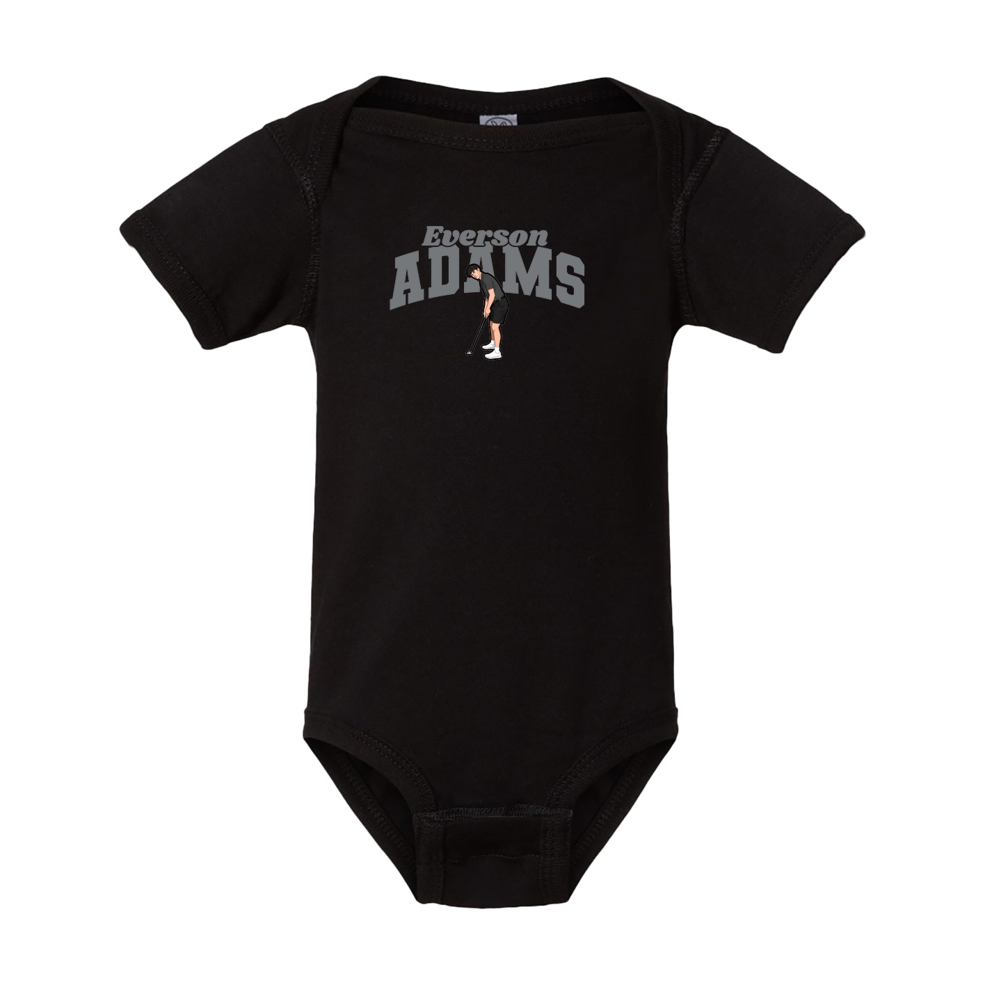 Baby Onesie — Signature Arch in Black