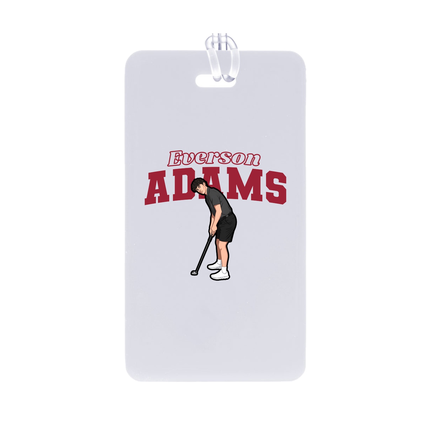 Bag Tag — Name Arch in Classic